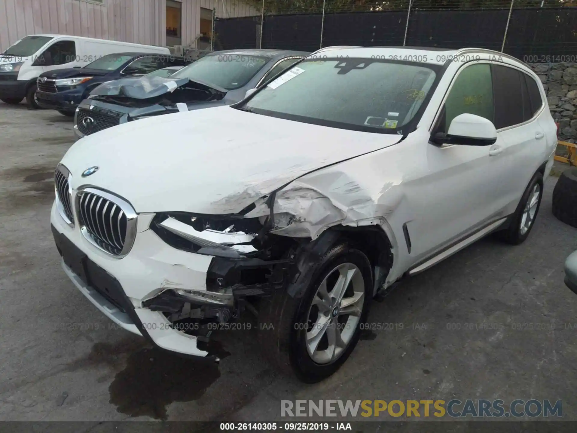 2 Photograph of a damaged car 5UXTR9C52KLD91587 BMW X3 2019