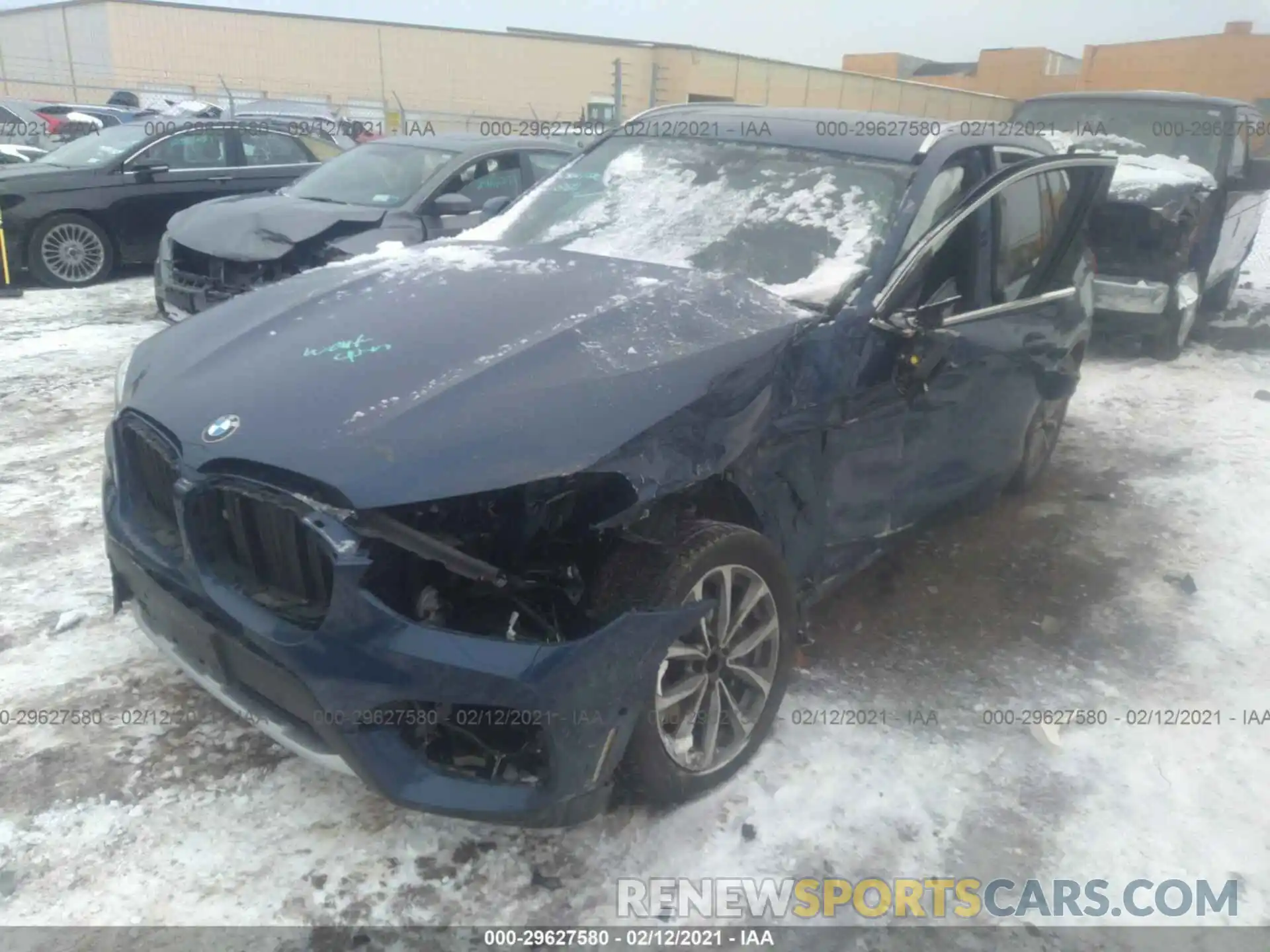 2 Photograph of a damaged car 5UXTR9C52KLD91766 BMW X3 2019