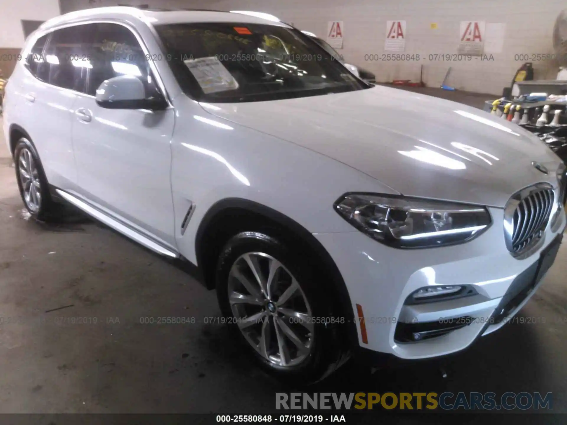 1 Photograph of a damaged car 5UXTR9C52KLD94389 BMW X3 2019