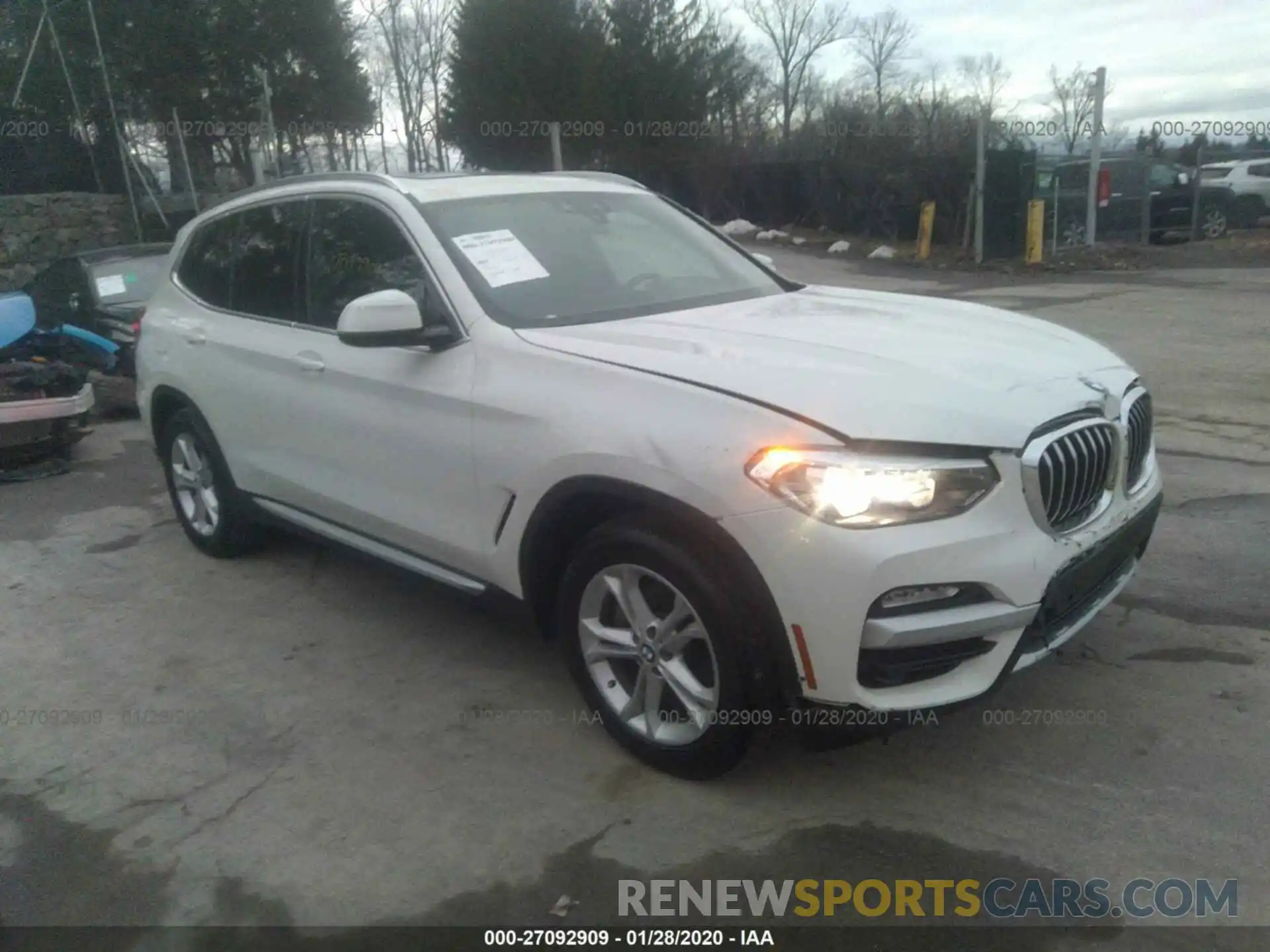 1 Photograph of a damaged car 5UXTR9C52KLD94747 BMW X3 2019