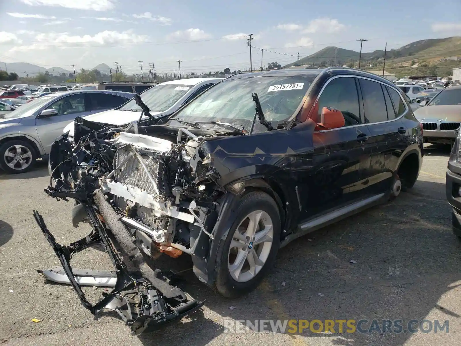 2 Photograph of a damaged car 5UXTR9C52KLD94893 BMW X3 2019