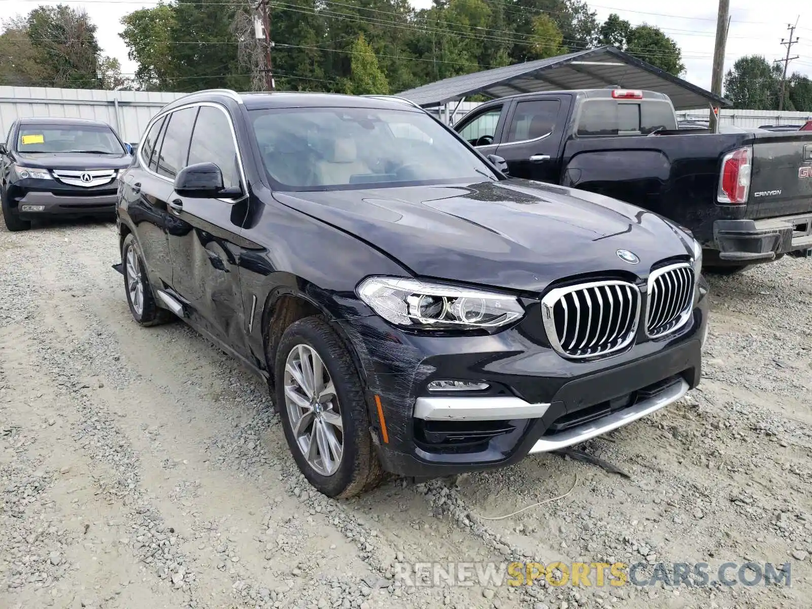 1 Photograph of a damaged car 5UXTR9C52KLD96076 BMW X3 2019