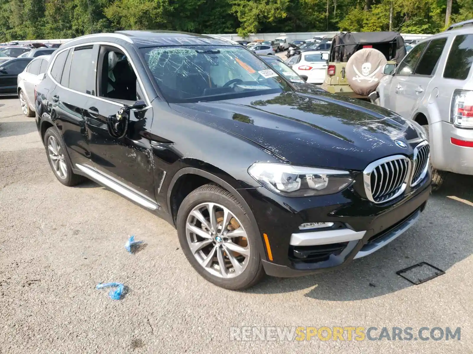 1 Photograph of a damaged car 5UXTR9C52KLD96272 BMW X3 2019