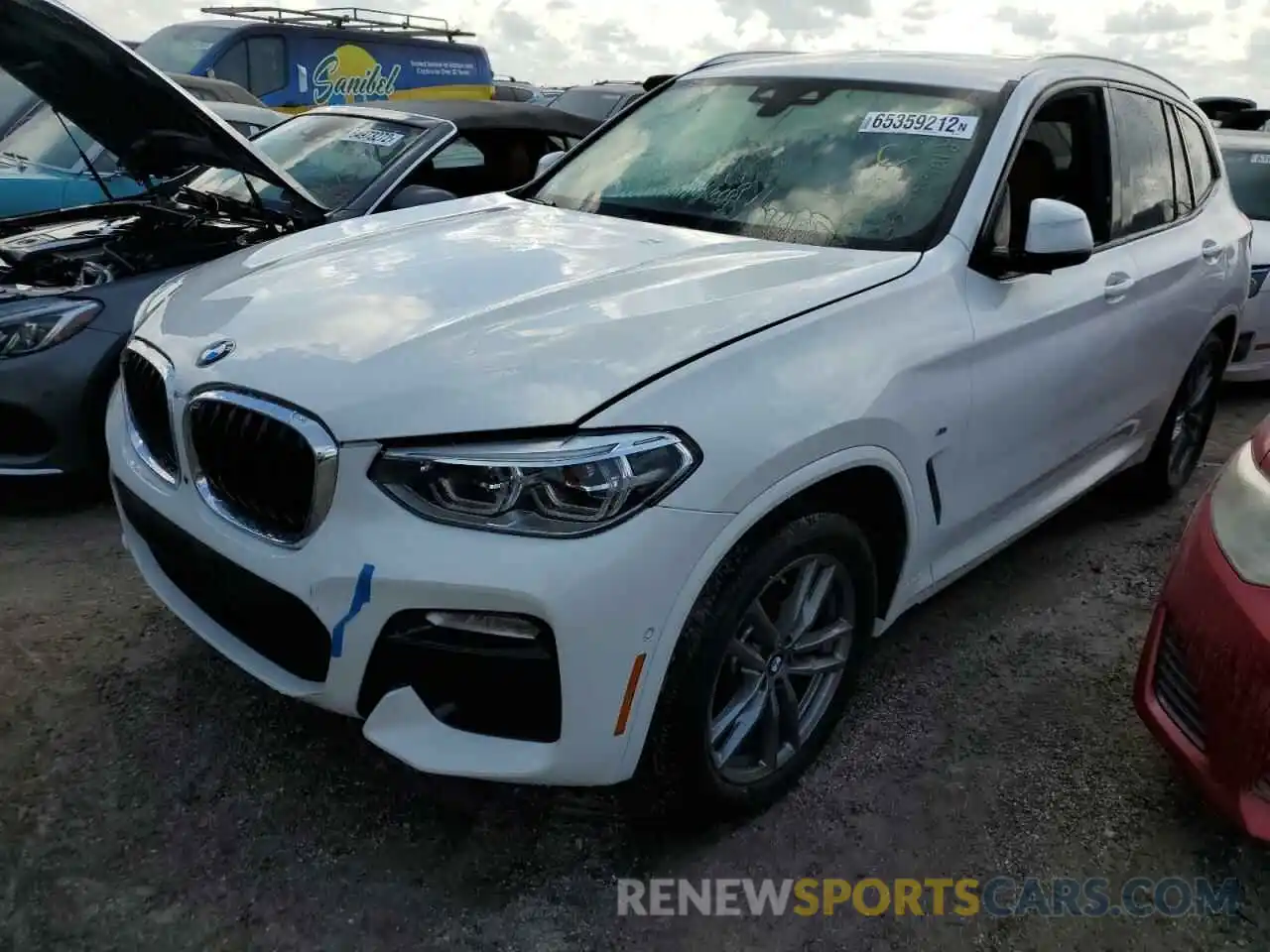 2 Photograph of a damaged car 5UXTR9C52KLD96451 BMW X3 2019