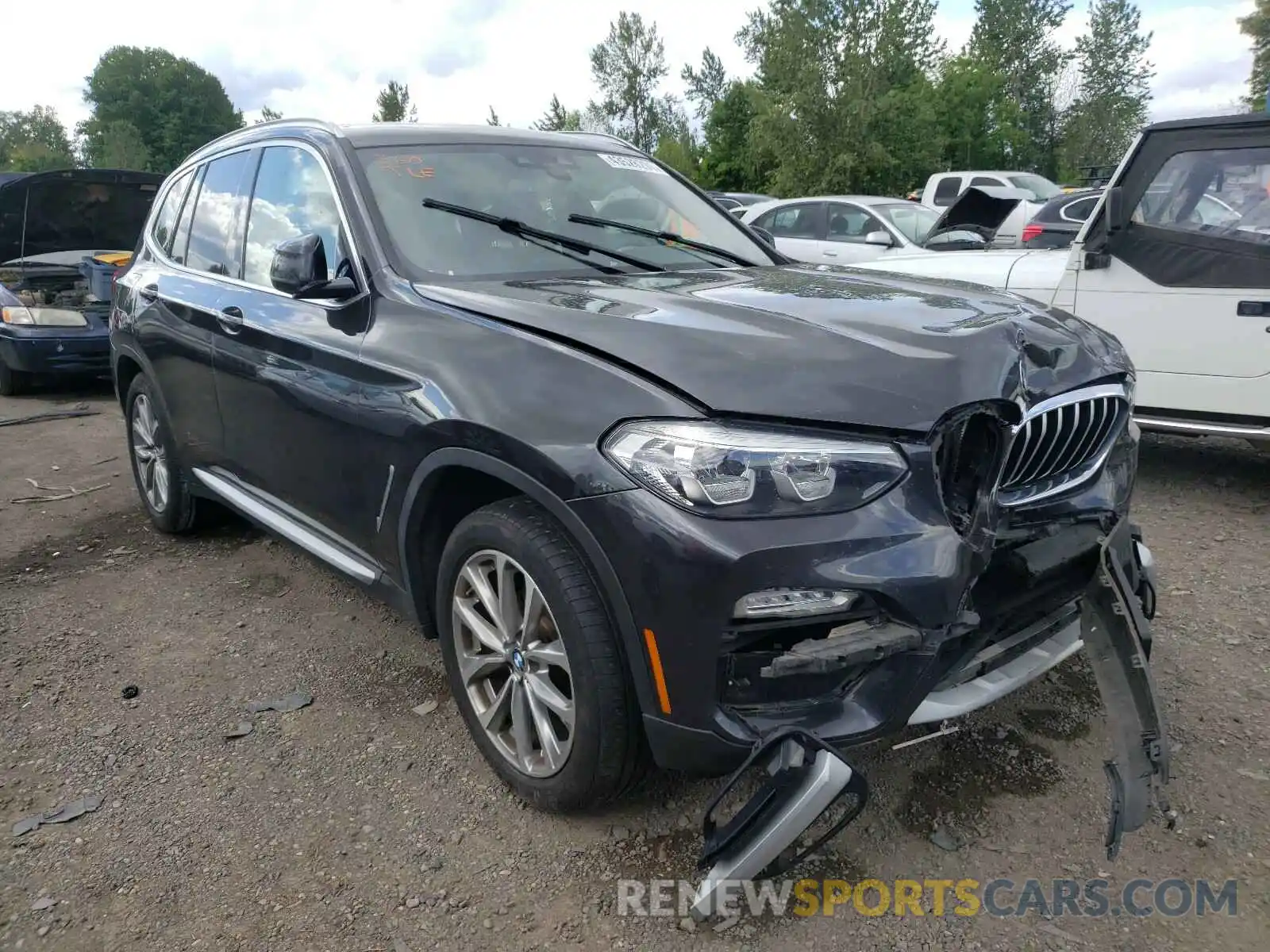 1 Photograph of a damaged car 5UXTR9C52KLE11711 BMW X3 2019