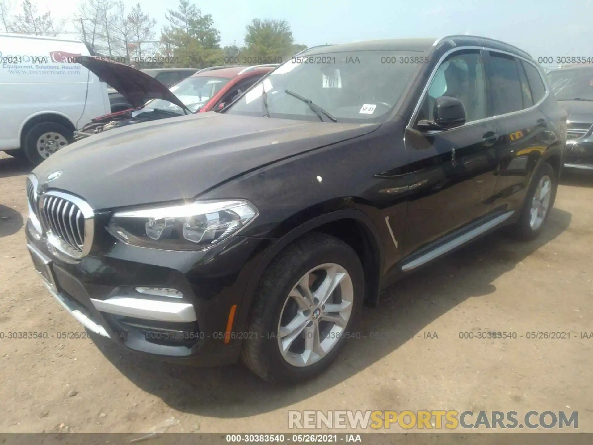 2 Photograph of a damaged car 5UXTR9C52KLE13068 BMW X3 2019