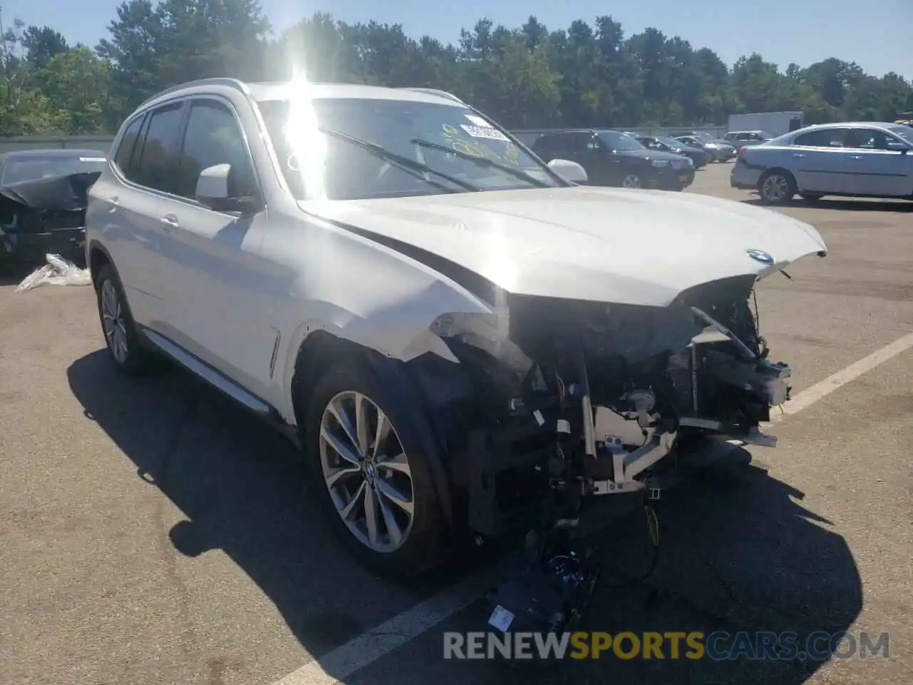 1 Photograph of a damaged car 5UXTR9C52KLE13829 BMW X3 2019