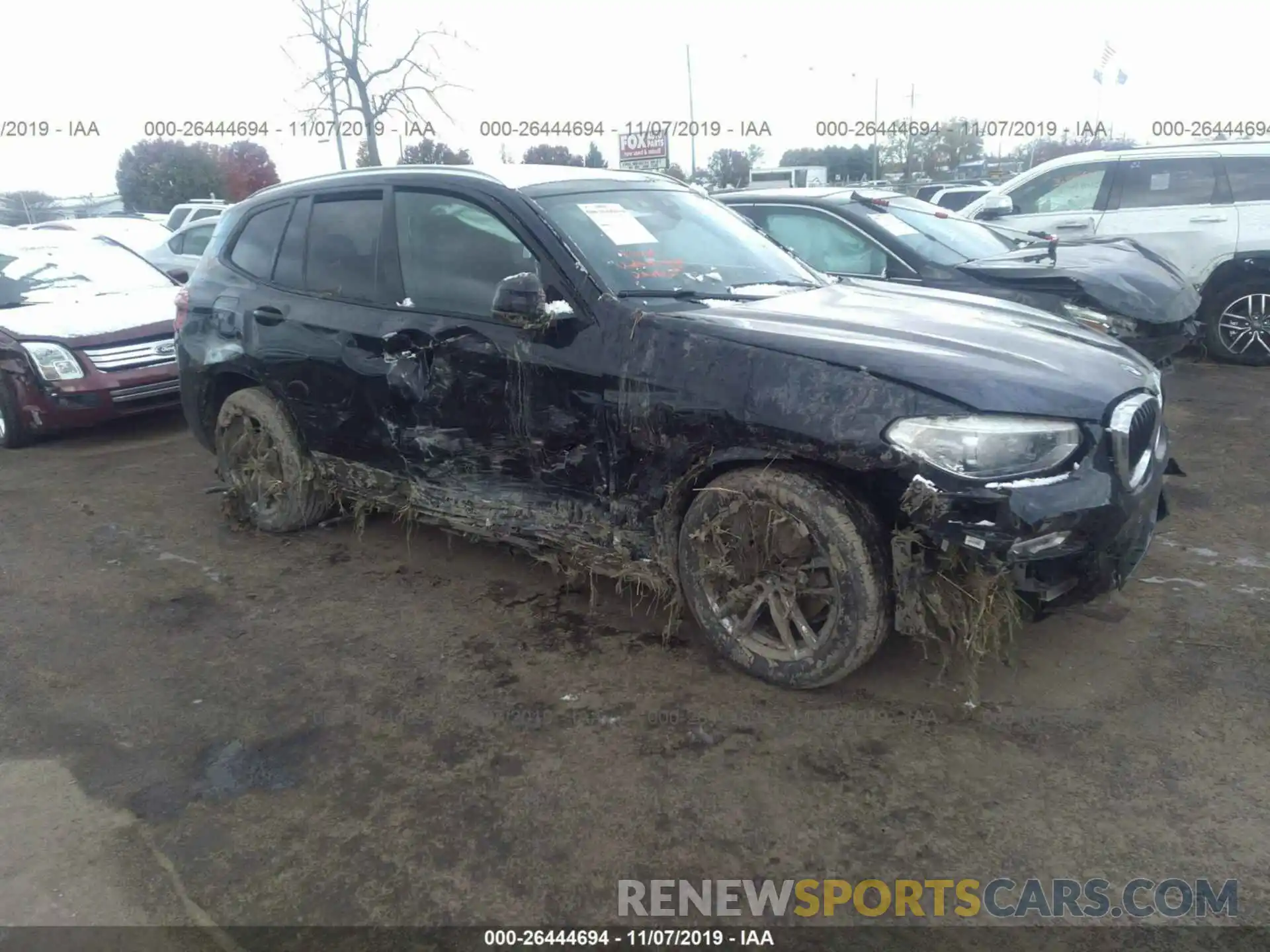 1 Photograph of a damaged car 5UXTR9C52KLE19291 BMW X3 2019