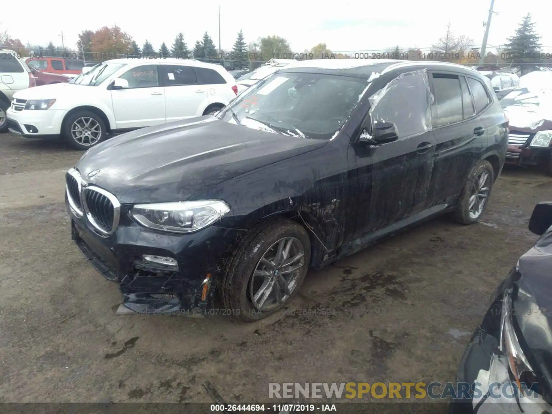 2 Фотография поврежденного автомобиля 5UXTR9C52KLE19291 BMW X3 2019