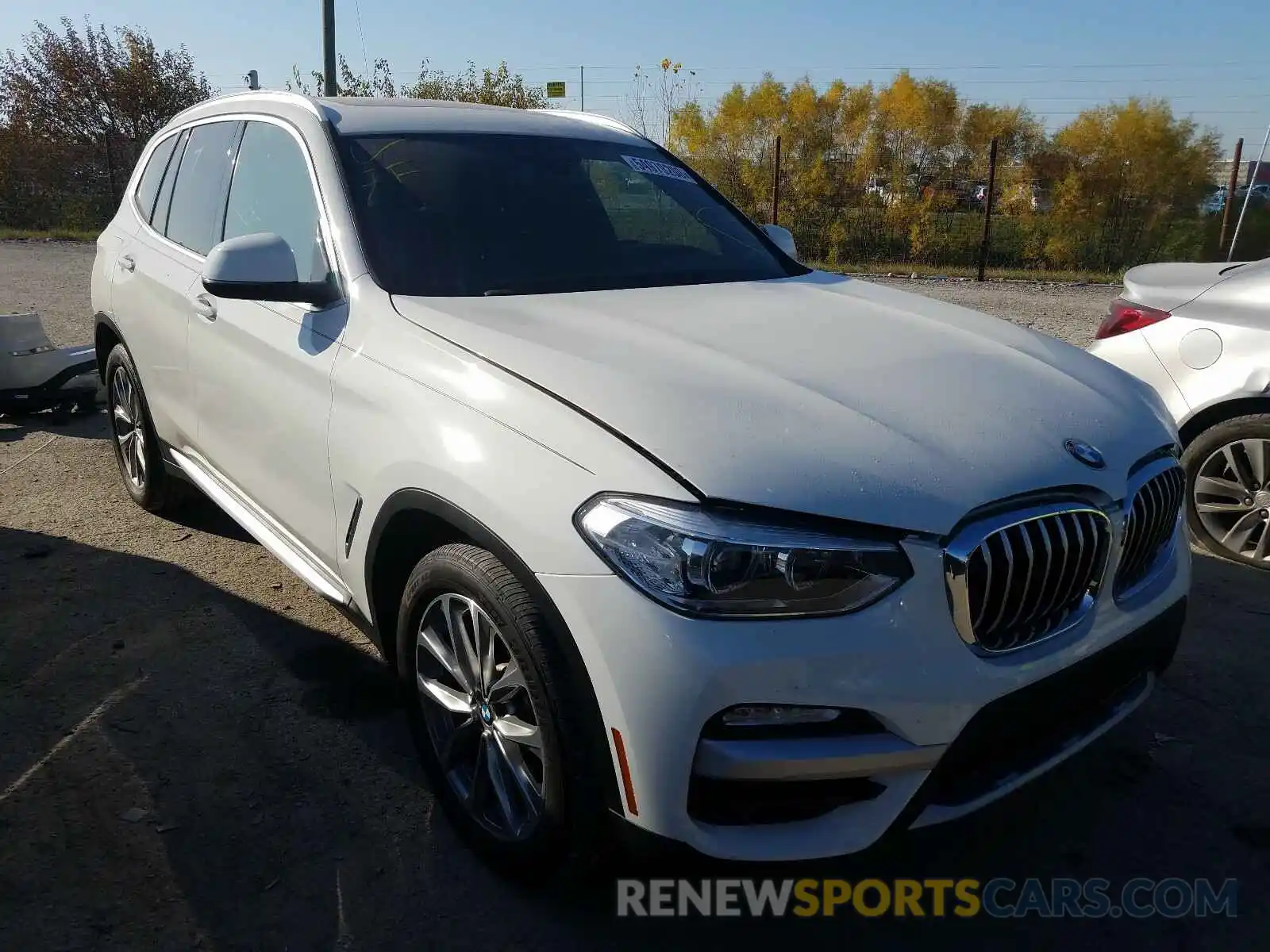 1 Photograph of a damaged car 5UXTR9C52KLE20358 BMW X3 2019