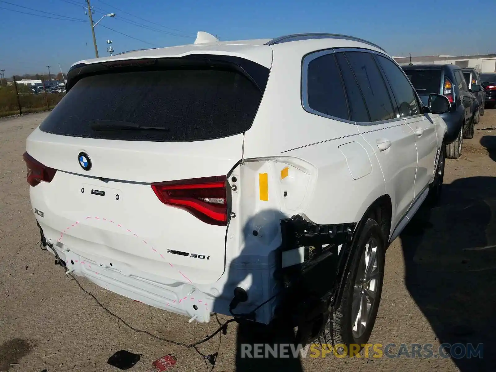 4 Photograph of a damaged car 5UXTR9C52KLE20358 BMW X3 2019