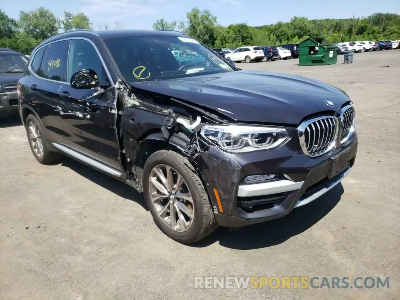 1 Photograph of a damaged car 5UXTR9C52KLP81523 BMW X3 2019