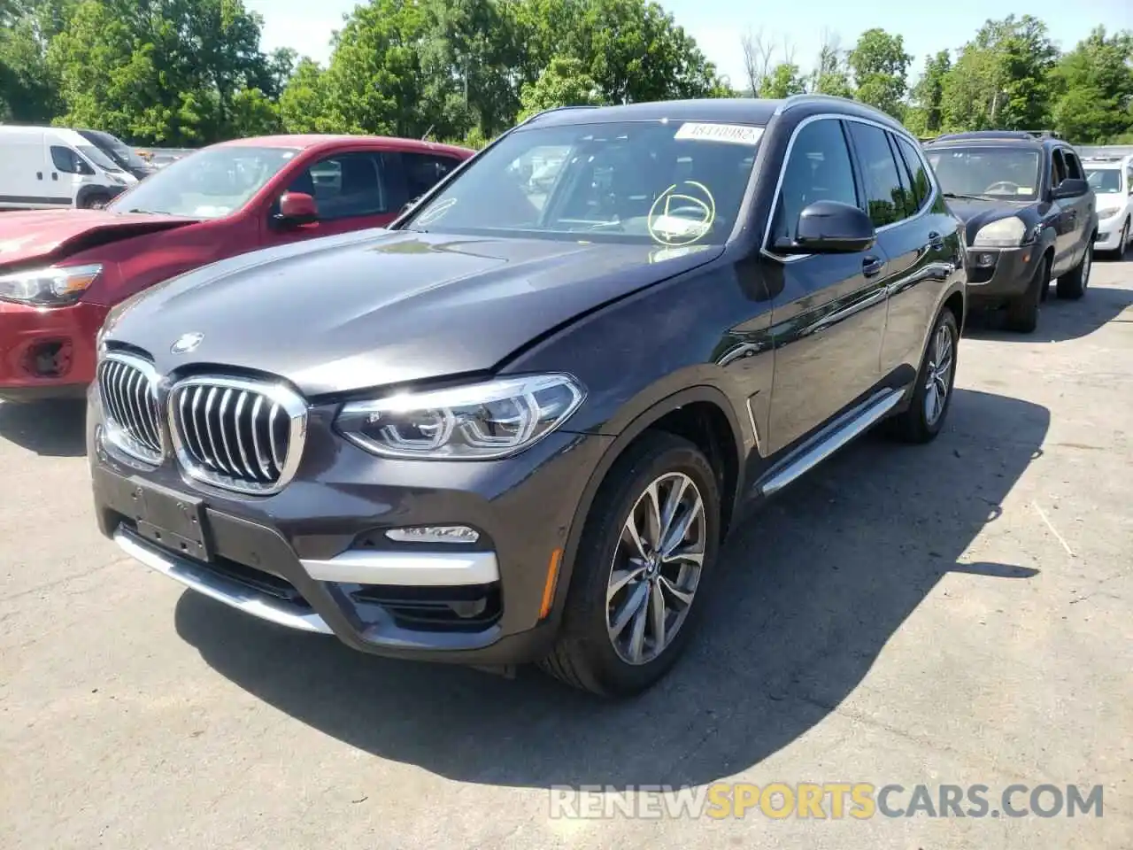 2 Photograph of a damaged car 5UXTR9C52KLP81523 BMW X3 2019