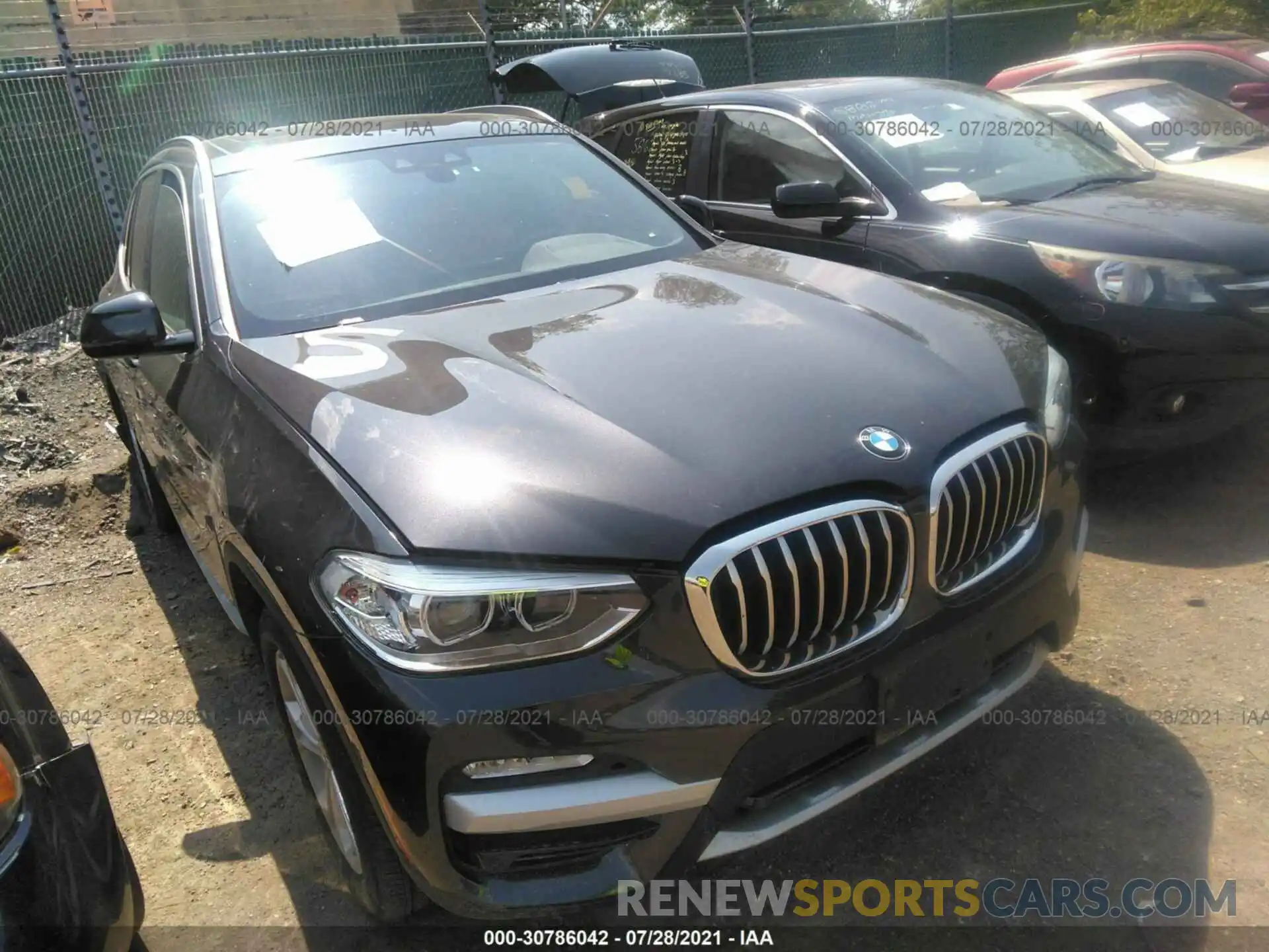 1 Photograph of a damaged car 5UXTR9C52KLP81568 BMW X3 2019