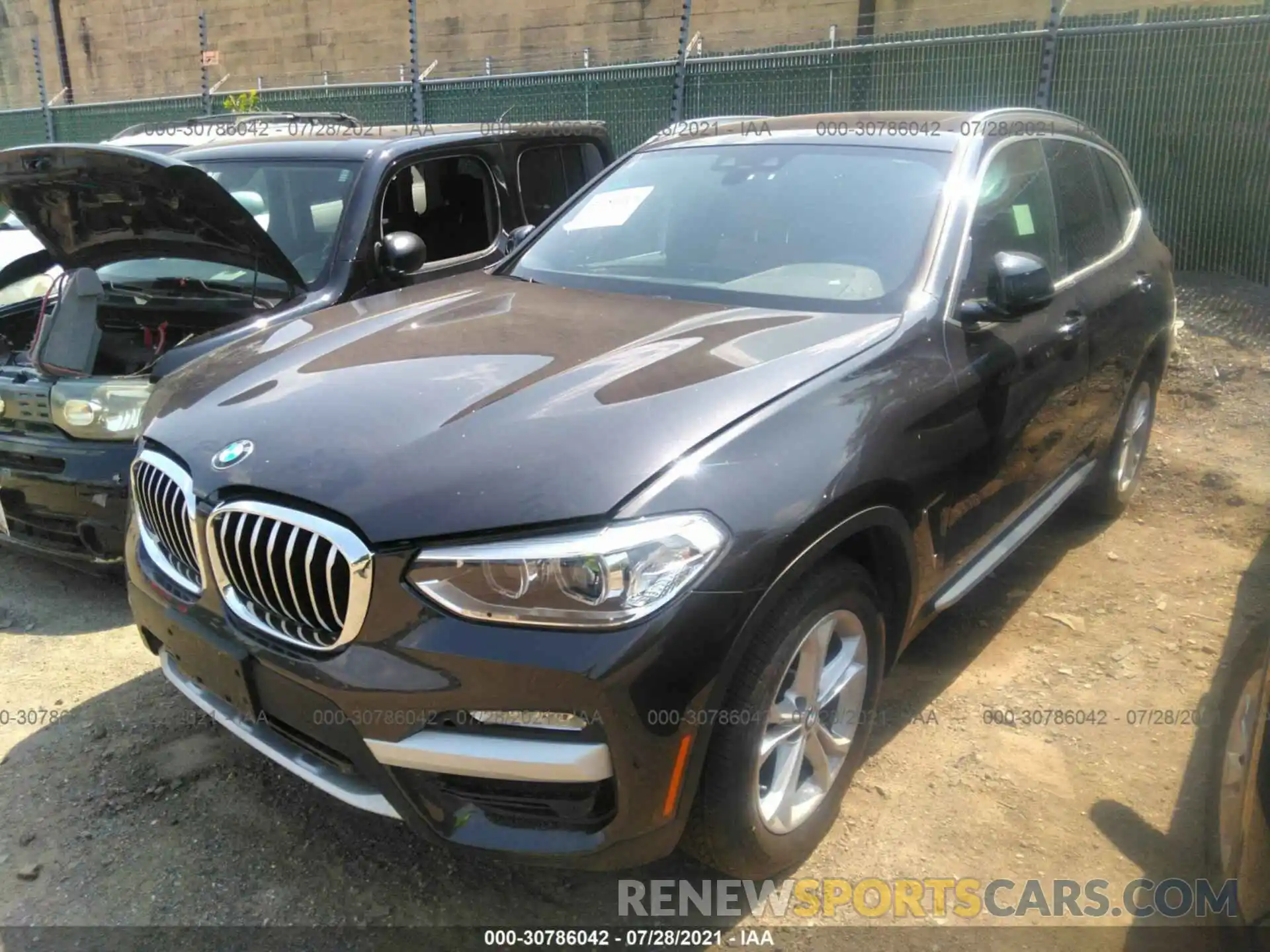 2 Photograph of a damaged car 5UXTR9C52KLP81568 BMW X3 2019