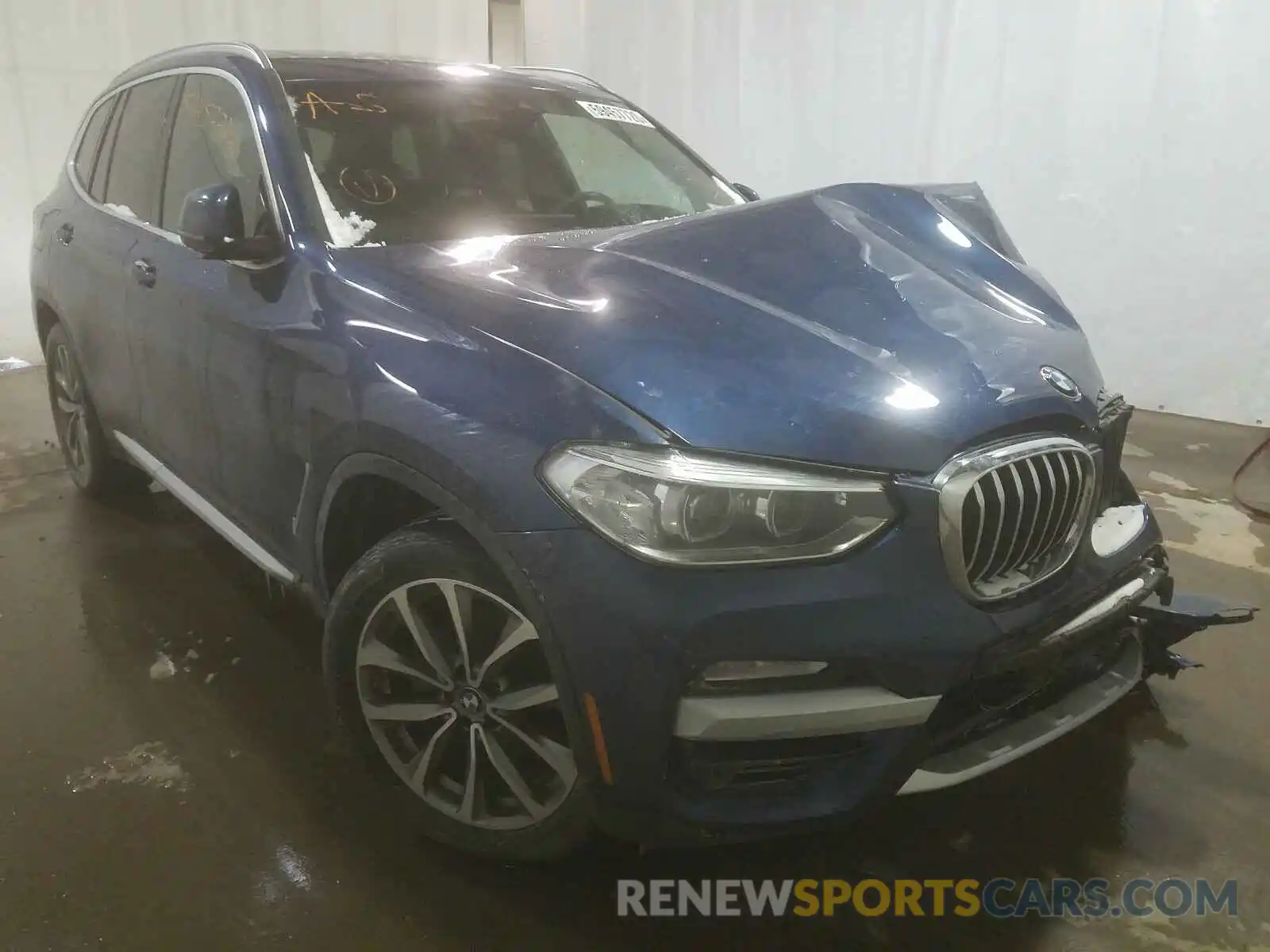 1 Photograph of a damaged car 5UXTR9C52KLP81649 BMW X3 2019