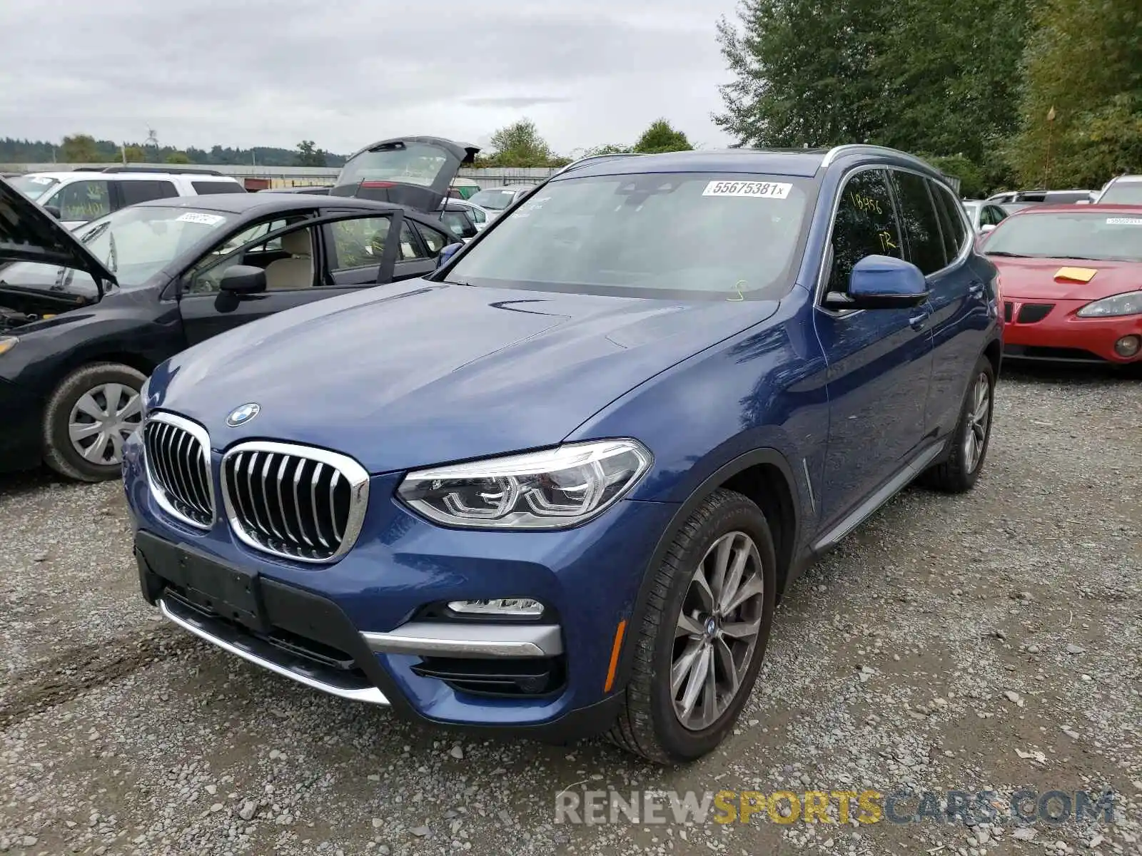 2 Photograph of a damaged car 5UXTR9C52KLP82171 BMW X3 2019