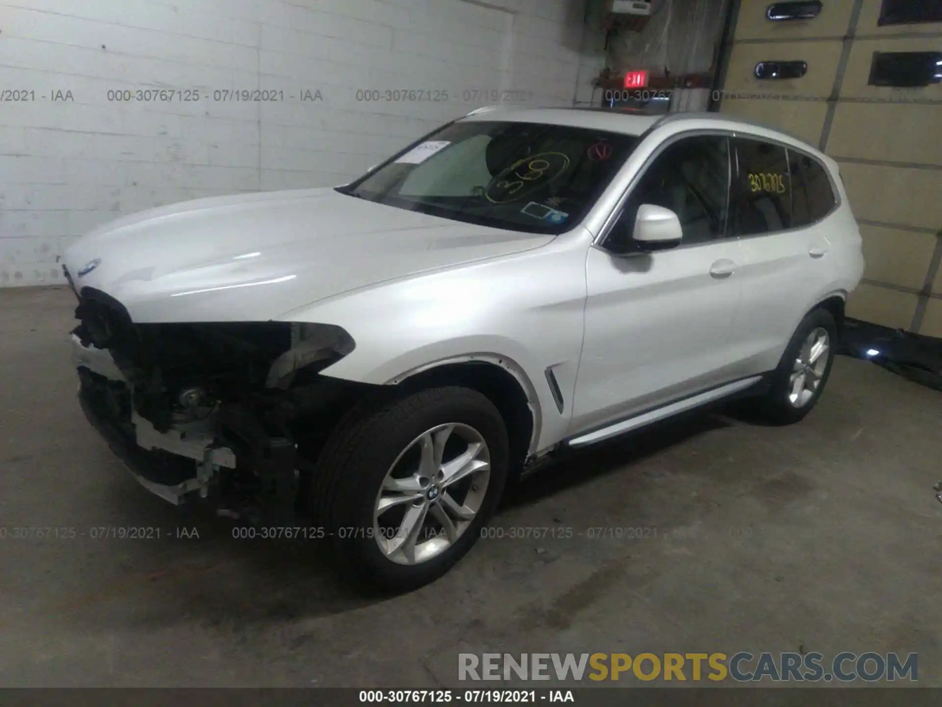 2 Photograph of a damaged car 5UXTR9C52KLP90867 BMW X3 2019