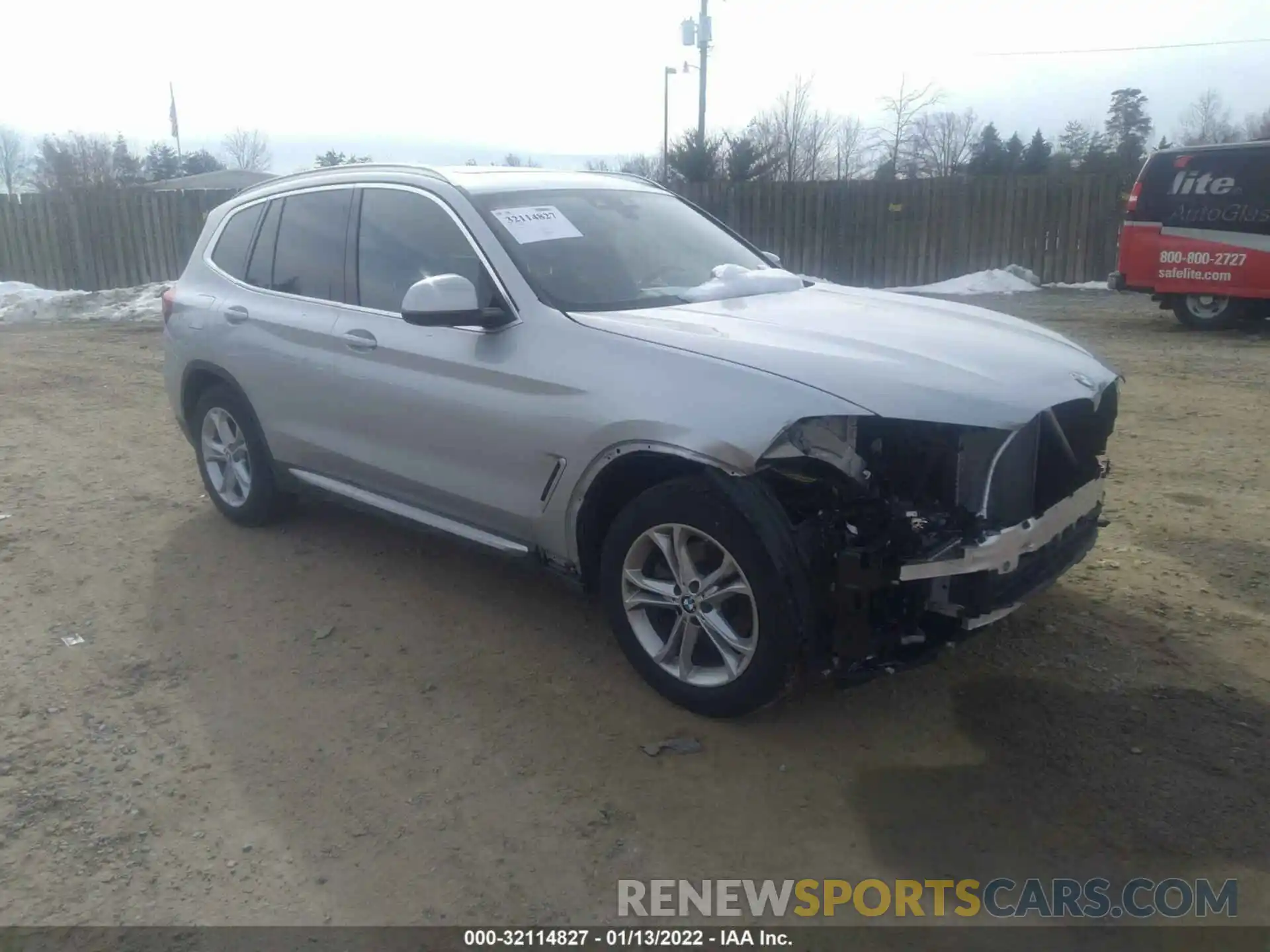 1 Photograph of a damaged car 5UXTR9C52KLP91159 BMW X3 2019