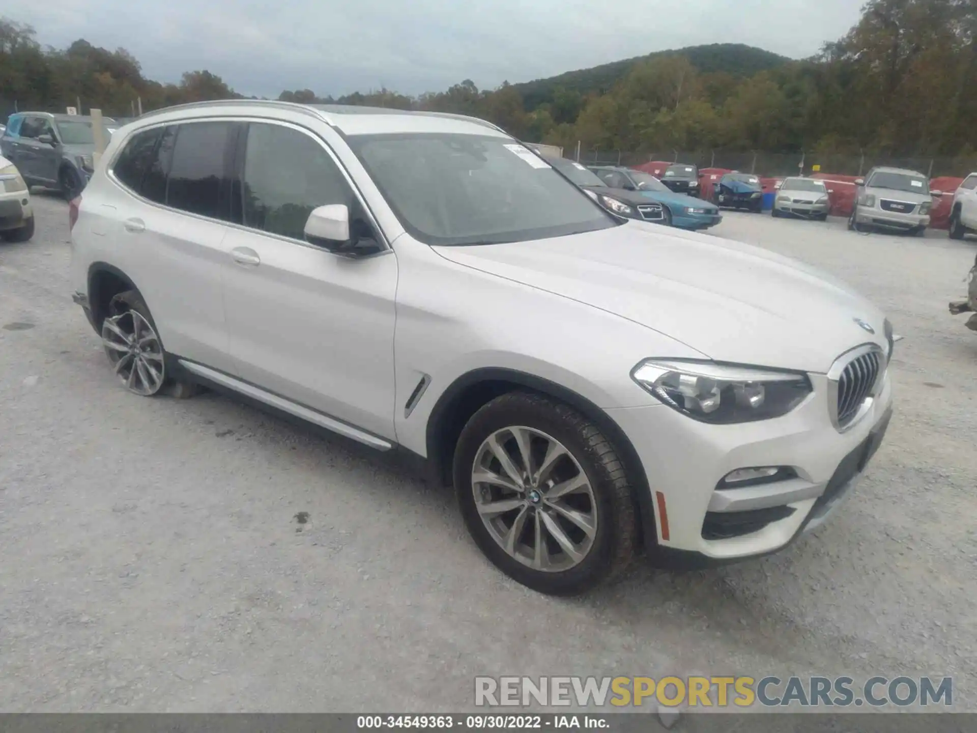 1 Photograph of a damaged car 5UXTR9C52KLP91520 BMW X3 2019