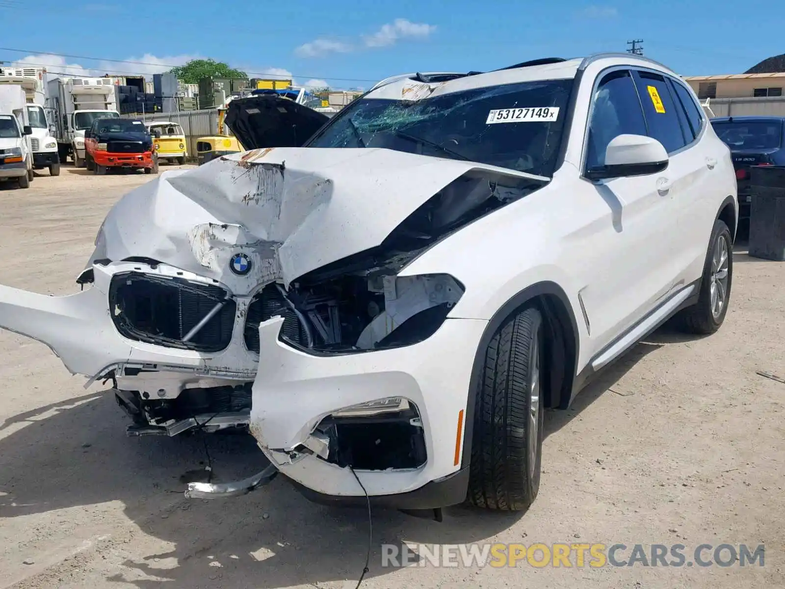 2 Photograph of a damaged car 5UXTR9C52KLP92909 BMW X3 2019