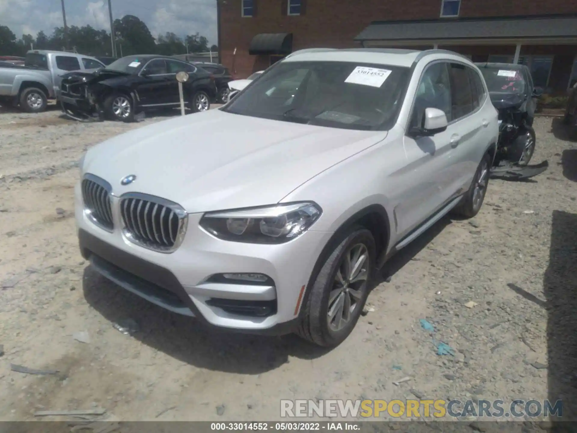 2 Photograph of a damaged car 5UXTR9C52KLP93977 BMW X3 2019