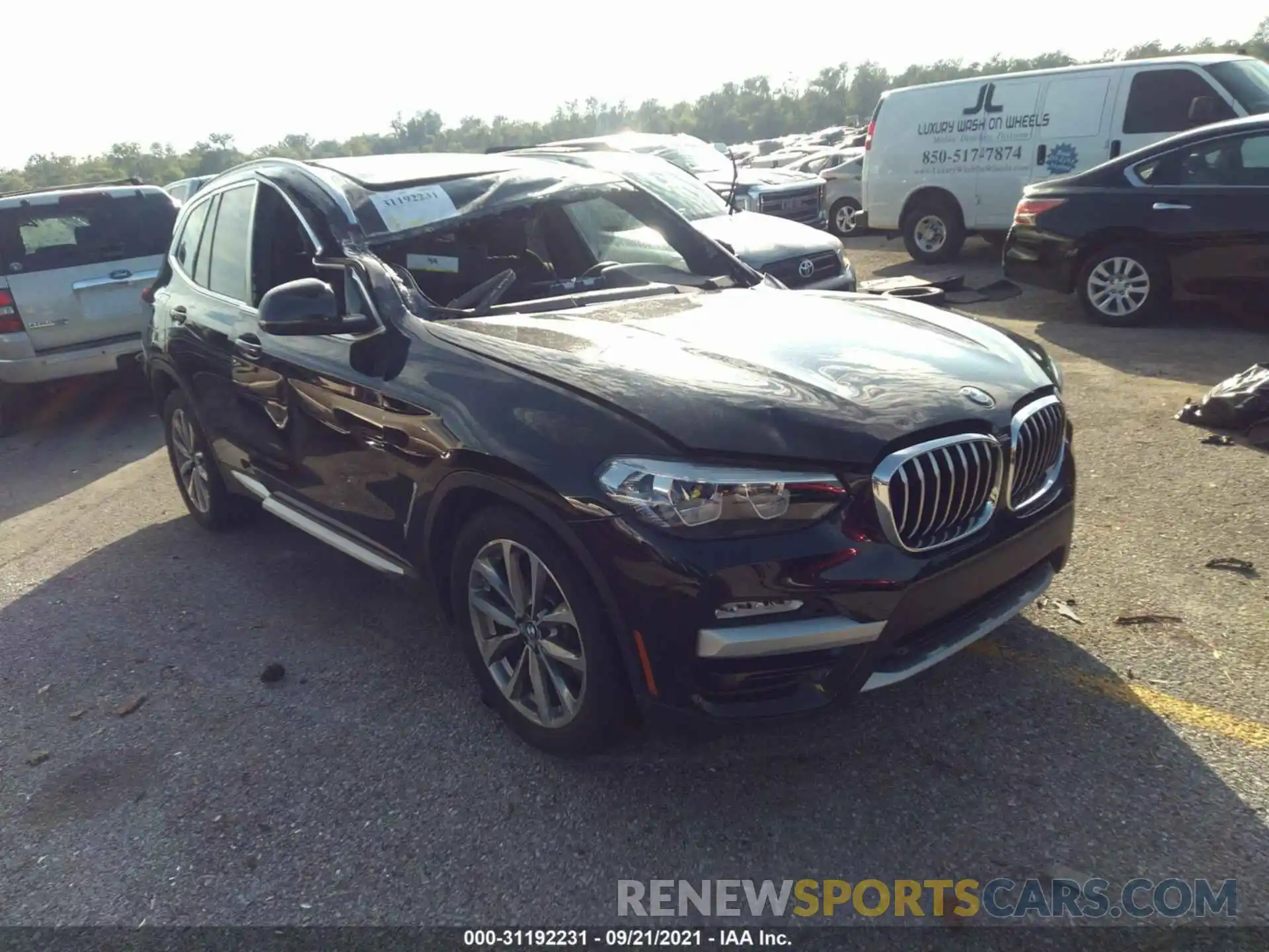 1 Photograph of a damaged car 5UXTR9C52KLP94532 BMW X3 2019