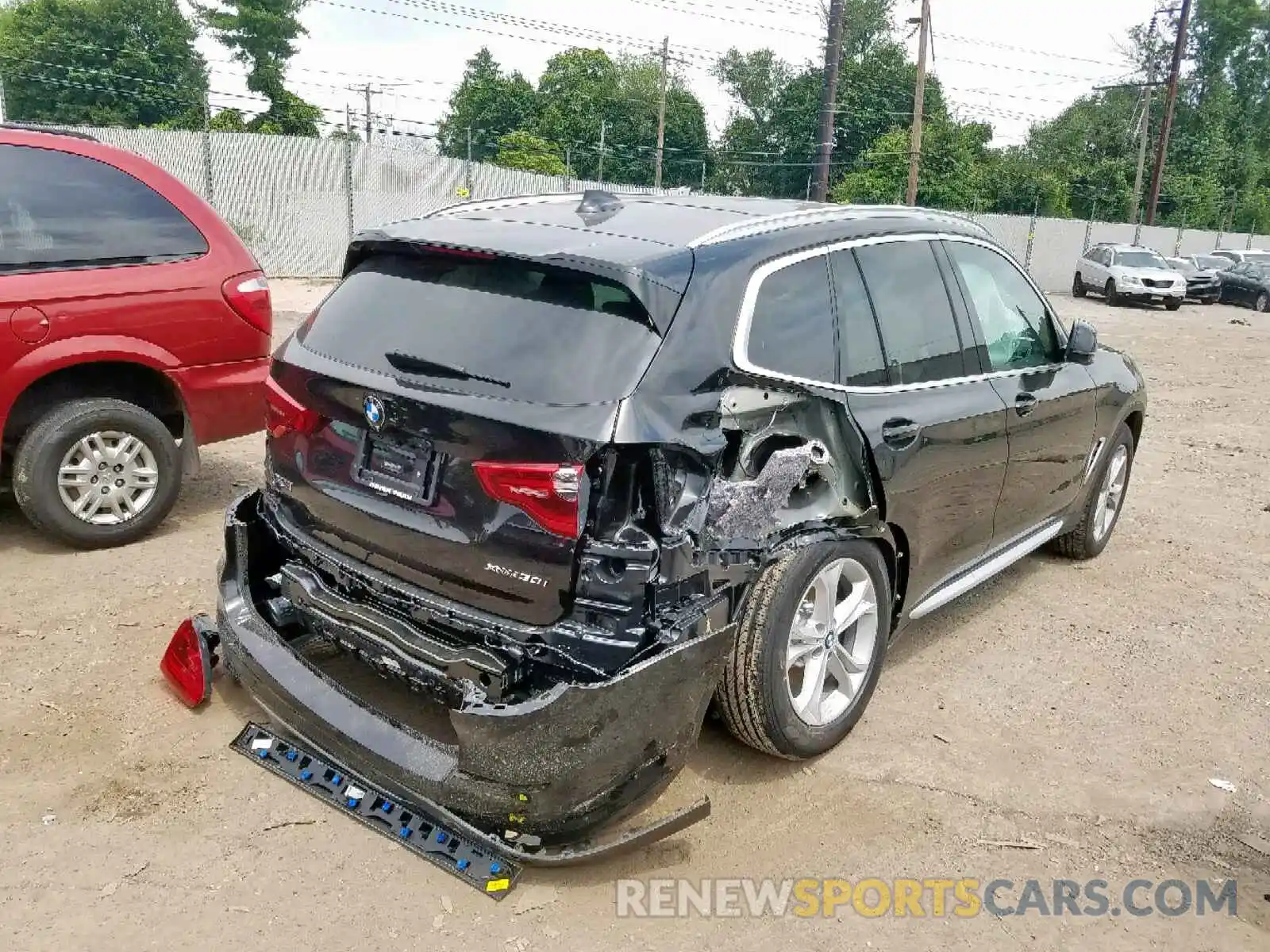4 Photograph of a damaged car 5UXTR9C52KLP94739 BMW X3 2019