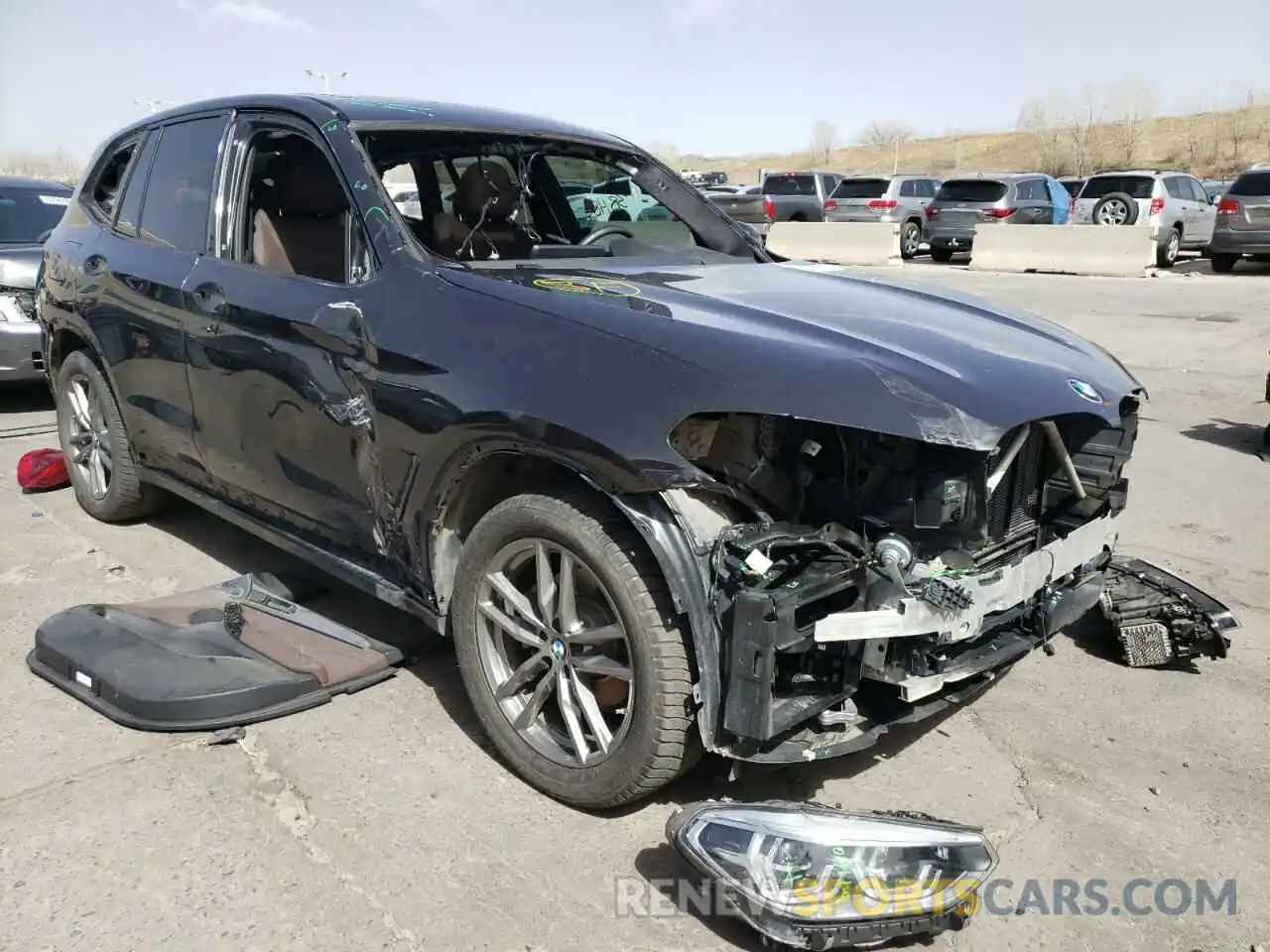 1 Photograph of a damaged car 5UXTR9C52KLP96328 BMW X3 2019