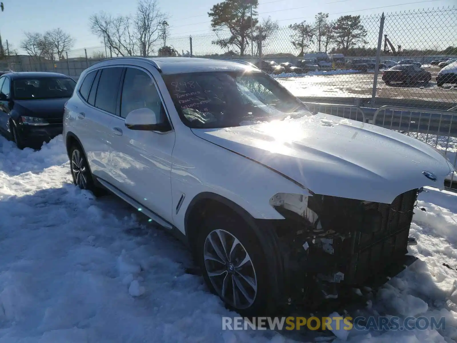 1 Photograph of a damaged car 5UXTR9C52KLP97348 BMW X3 2019