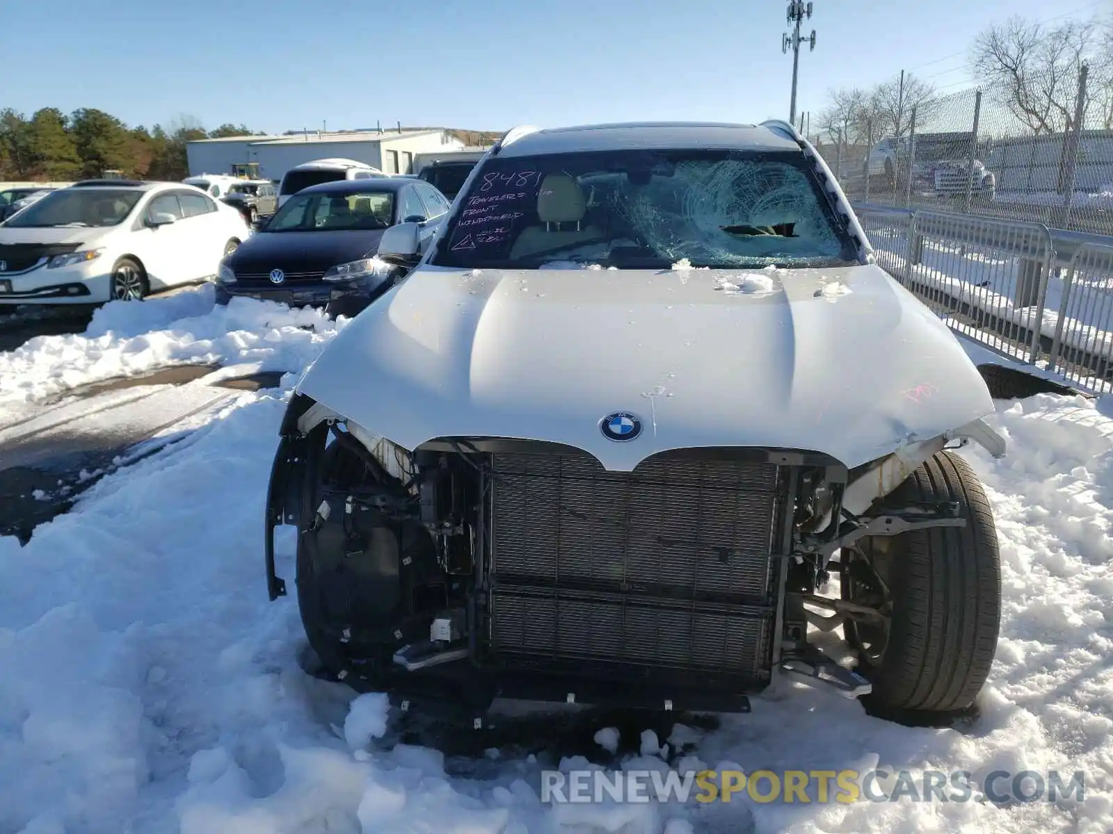 9 Photograph of a damaged car 5UXTR9C52KLP97348 BMW X3 2019