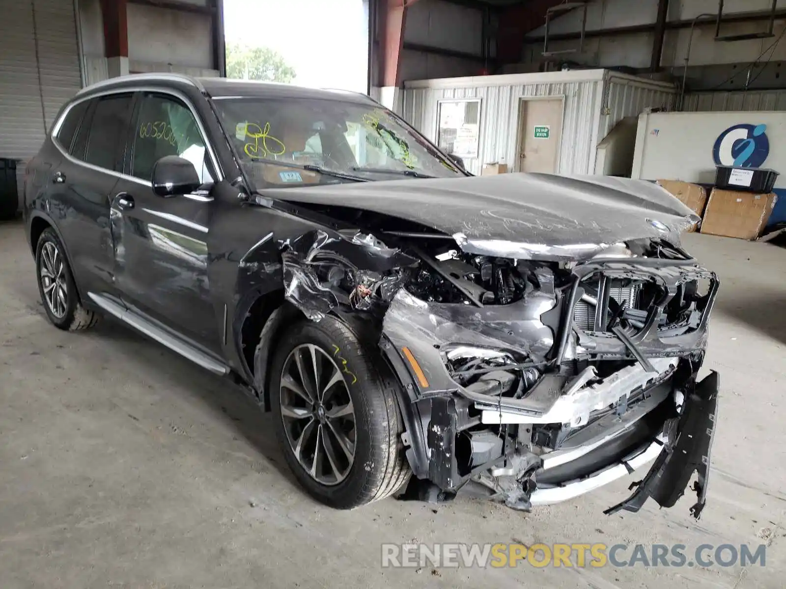 1 Photograph of a damaged car 5UXTR9C52KLP97401 BMW X3 2019