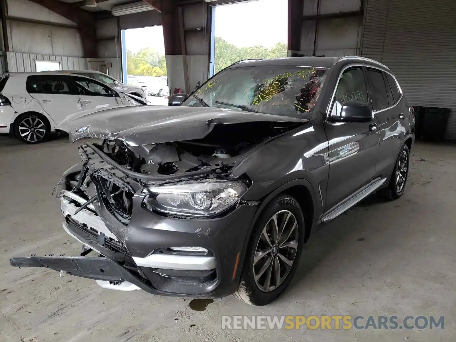 2 Photograph of a damaged car 5UXTR9C52KLP97401 BMW X3 2019