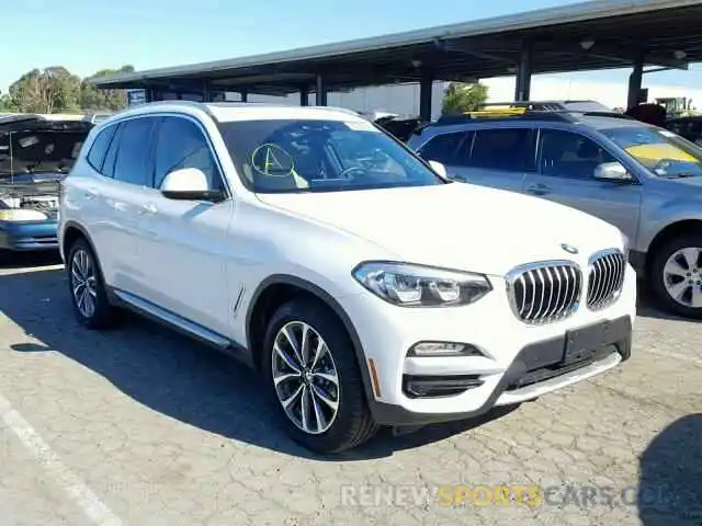 1 Photograph of a damaged car 5UXTR9C52KLP97477 BMW X3 2019