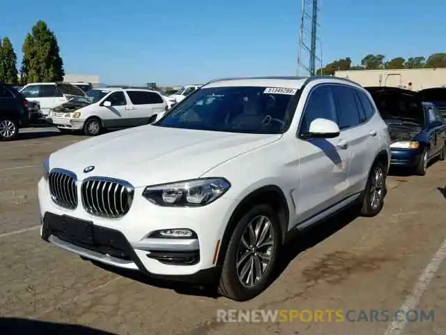 2 Фотография поврежденного автомобиля 5UXTR9C52KLP97477 BMW X3 2019