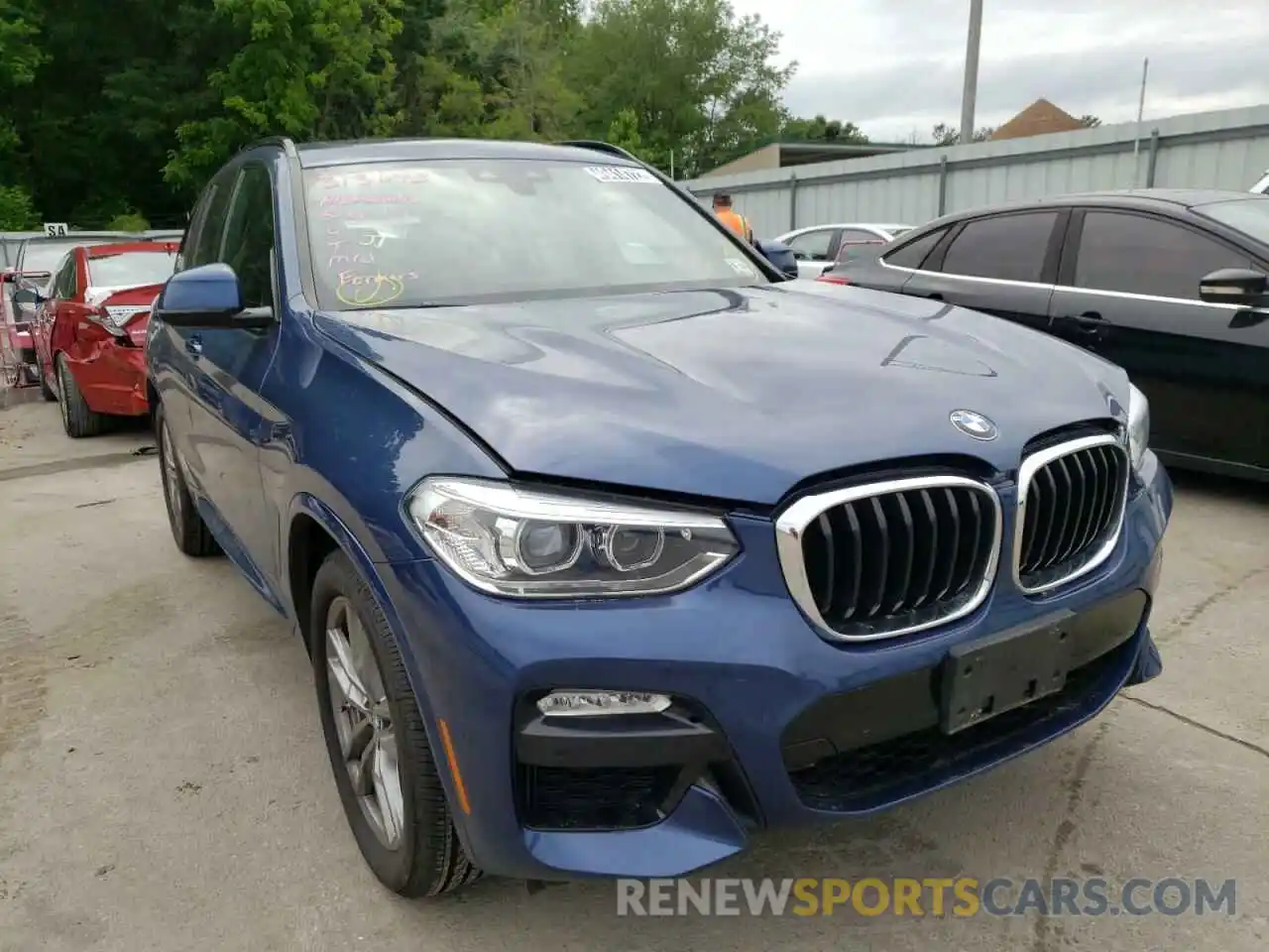 1 Photograph of a damaged car 5UXTR9C52KLR03197 BMW X3 2019