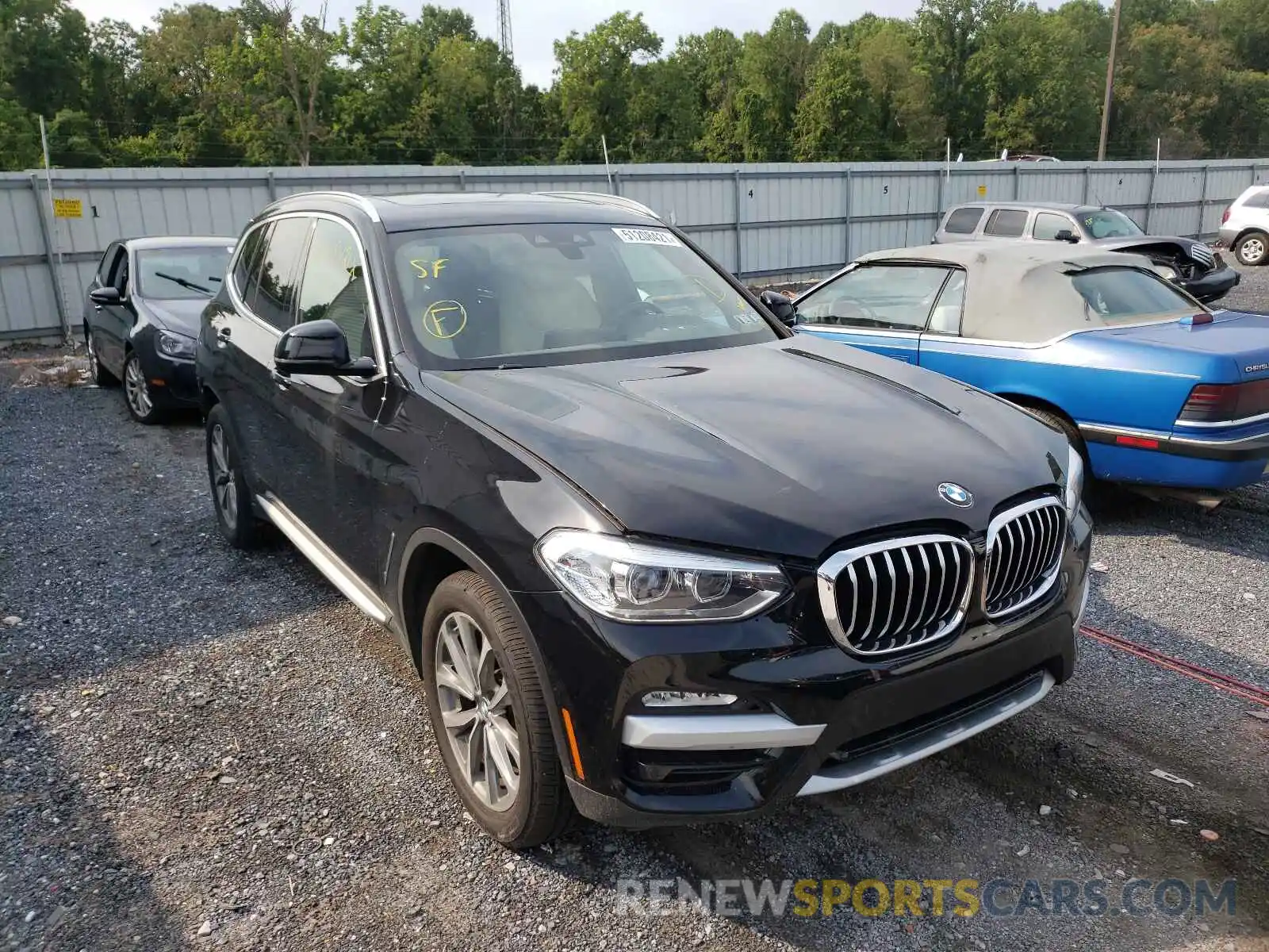 1 Photograph of a damaged car 5UXTR9C52KLR05743 BMW X3 2019