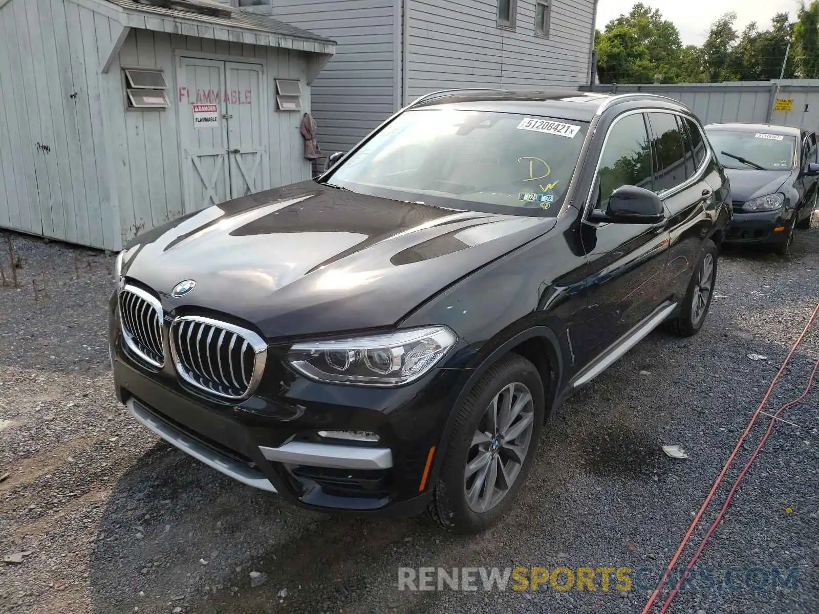 2 Photograph of a damaged car 5UXTR9C52KLR05743 BMW X3 2019