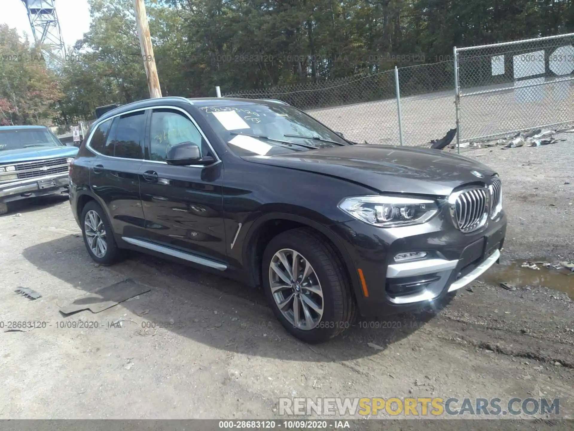 1 Photograph of a damaged car 5UXTR9C52KLR07735 BMW X3 2019