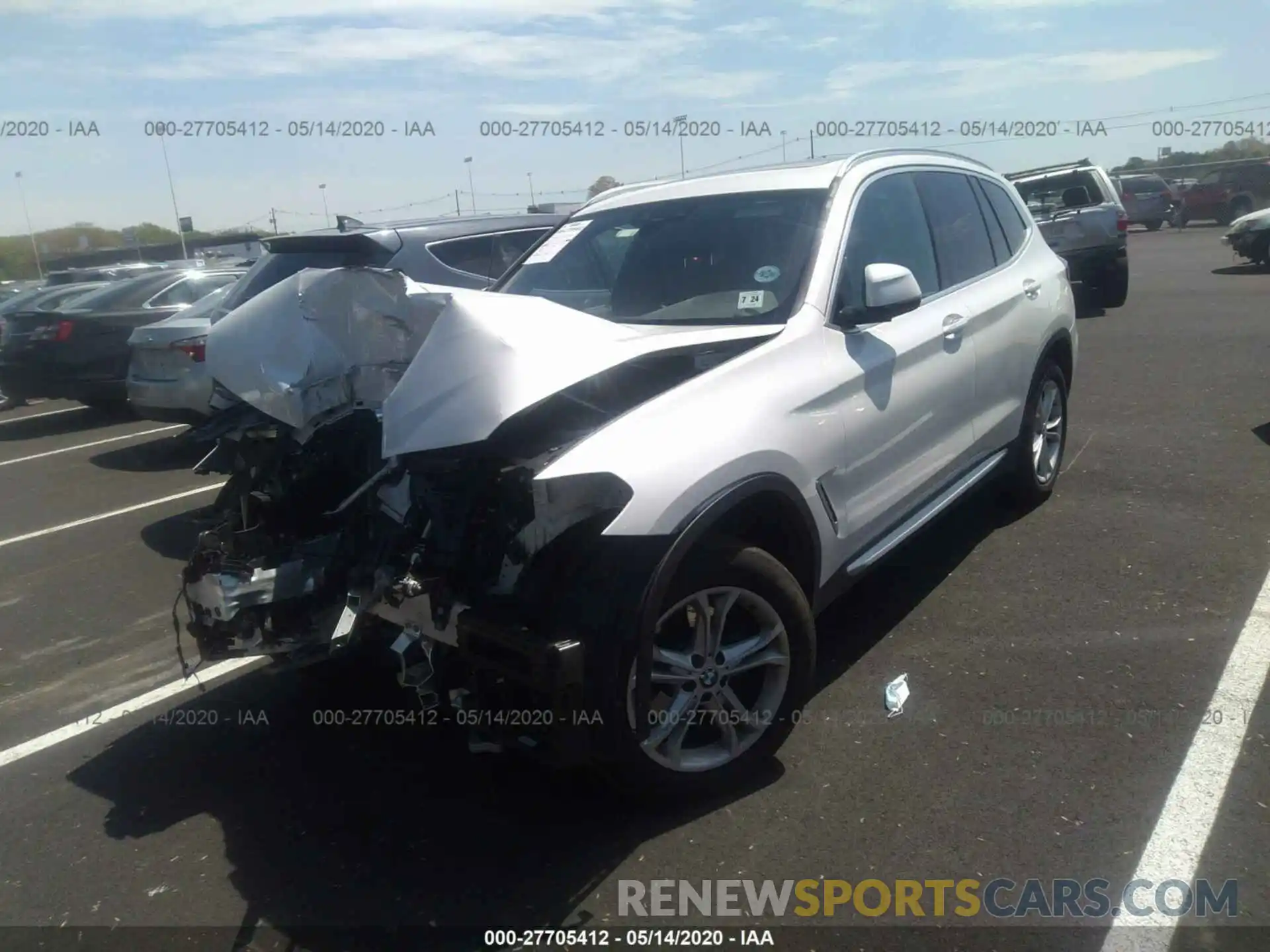 2 Photograph of a damaged car 5UXTR9C52KLR08027 BMW X3 2019