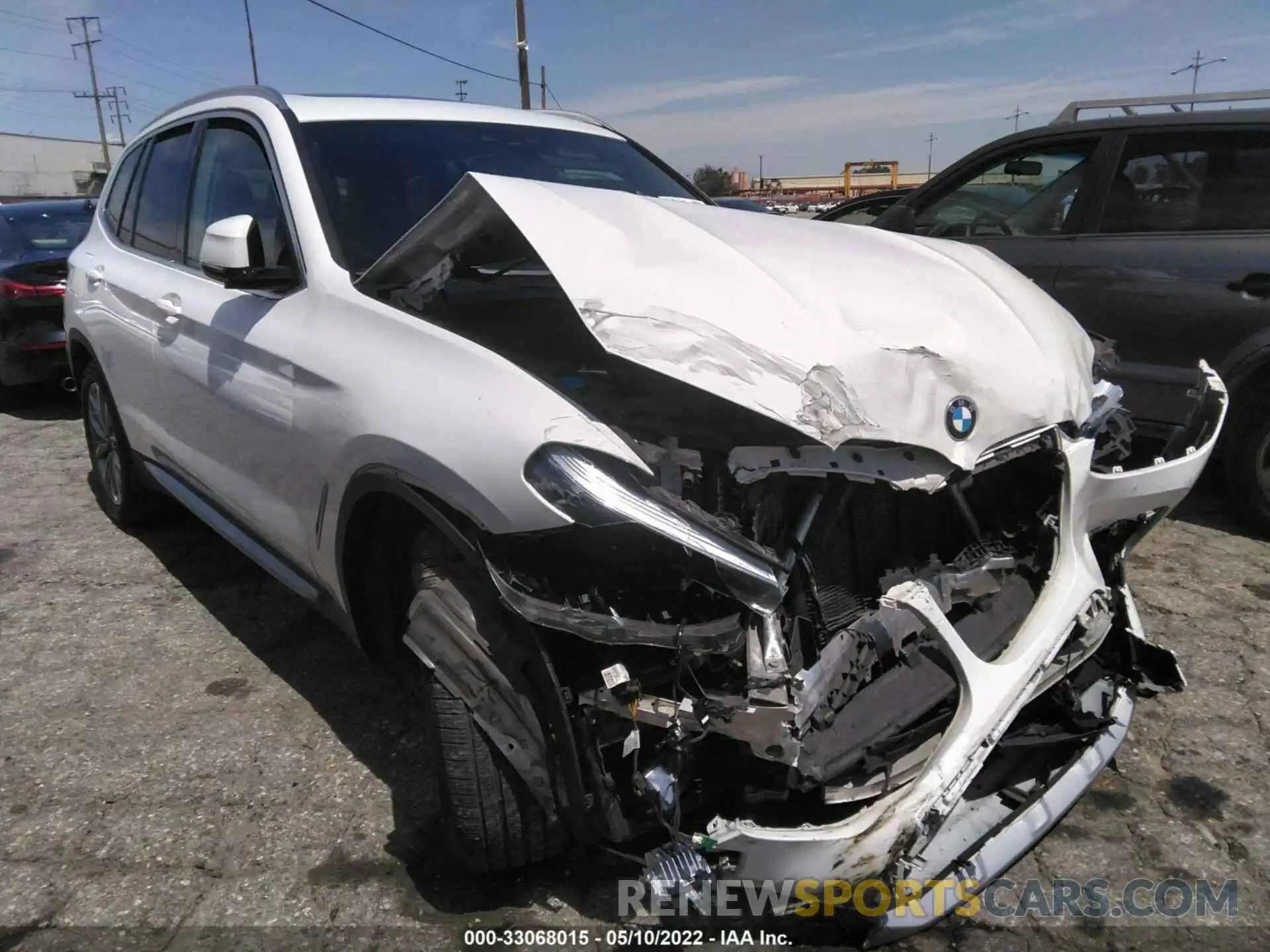 1 Photograph of a damaged car 5UXTR9C52KLR09002 BMW X3 2019