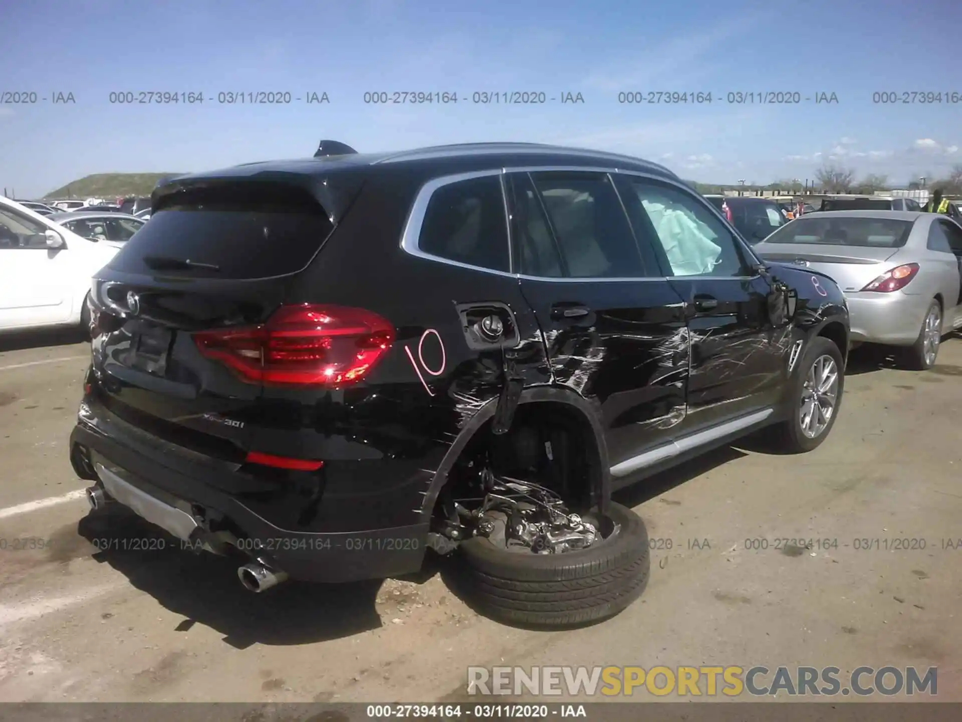 4 Фотография поврежденного автомобиля 5UXTR9C52KLR09467 BMW X3 2019