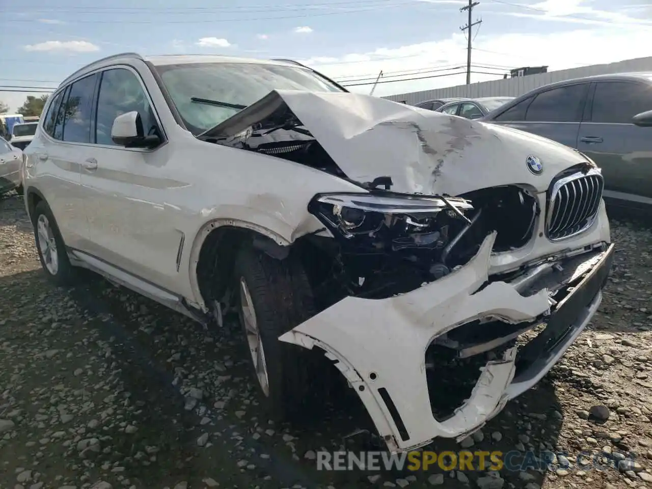 1 Photograph of a damaged car 5UXTR9C52KLR09839 BMW X3 2019