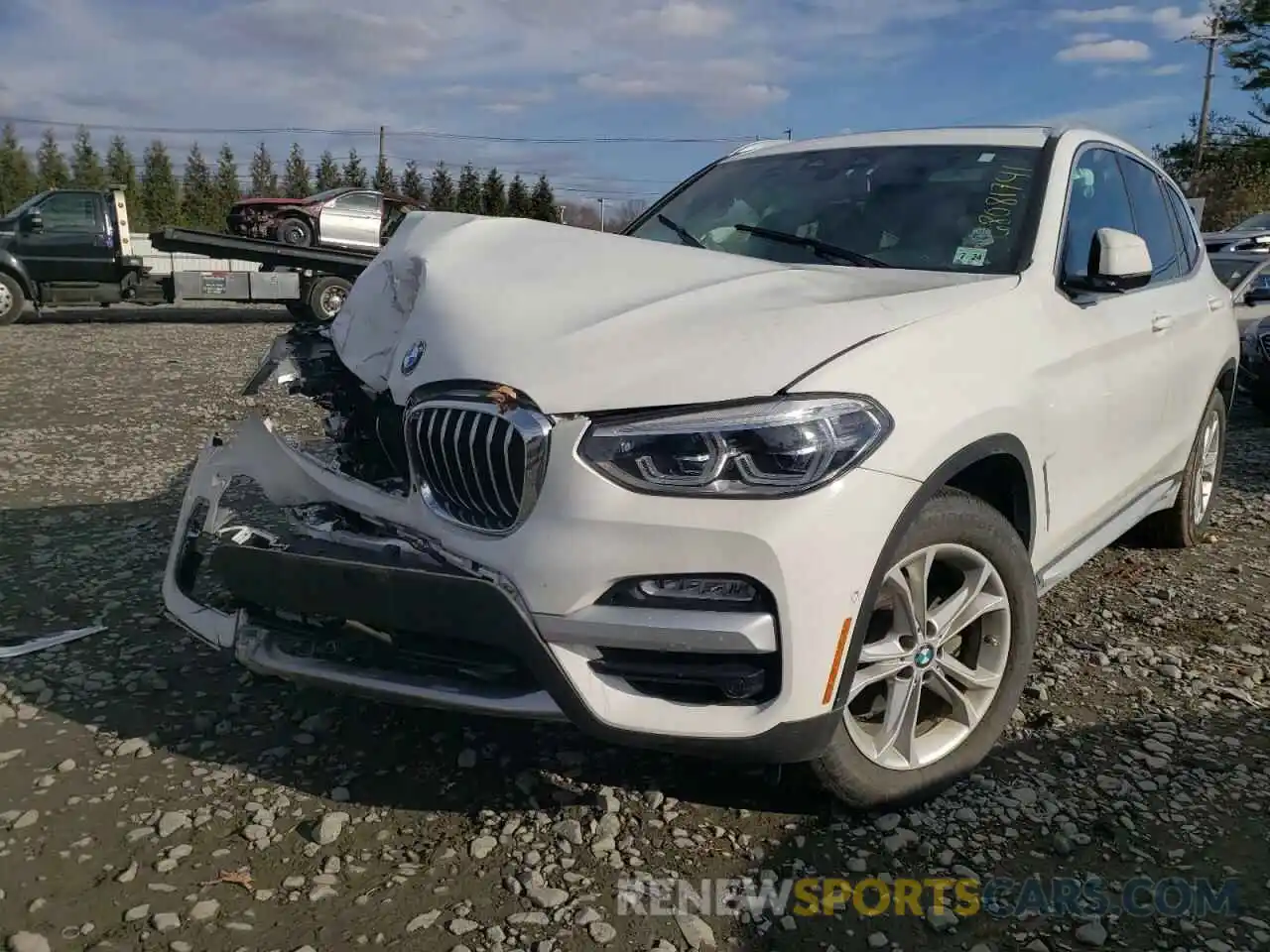 2 Фотография поврежденного автомобиля 5UXTR9C52KLR09839 BMW X3 2019