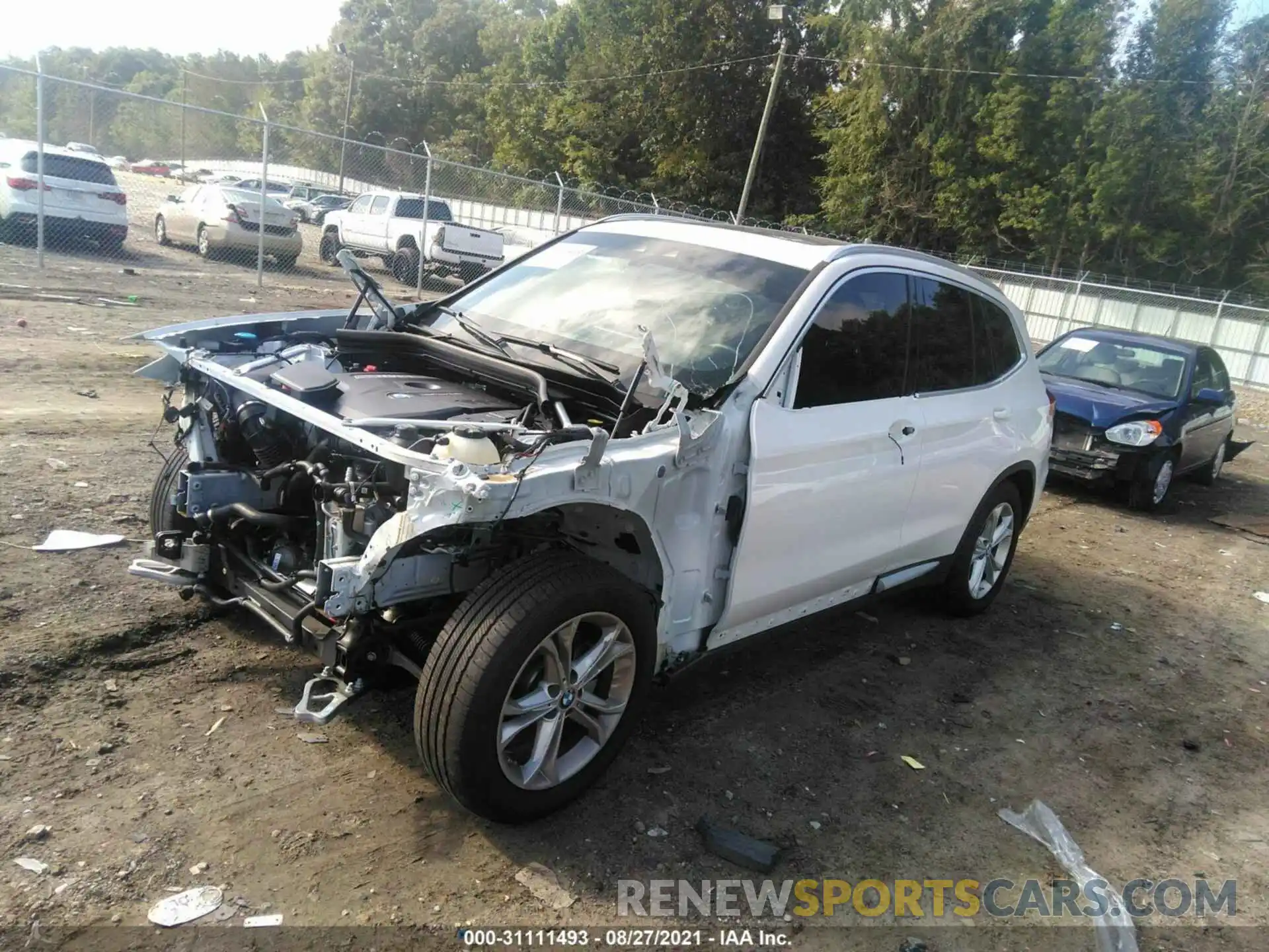 2 Photograph of a damaged car 5UXTR9C52KLR10084 BMW X3 2019