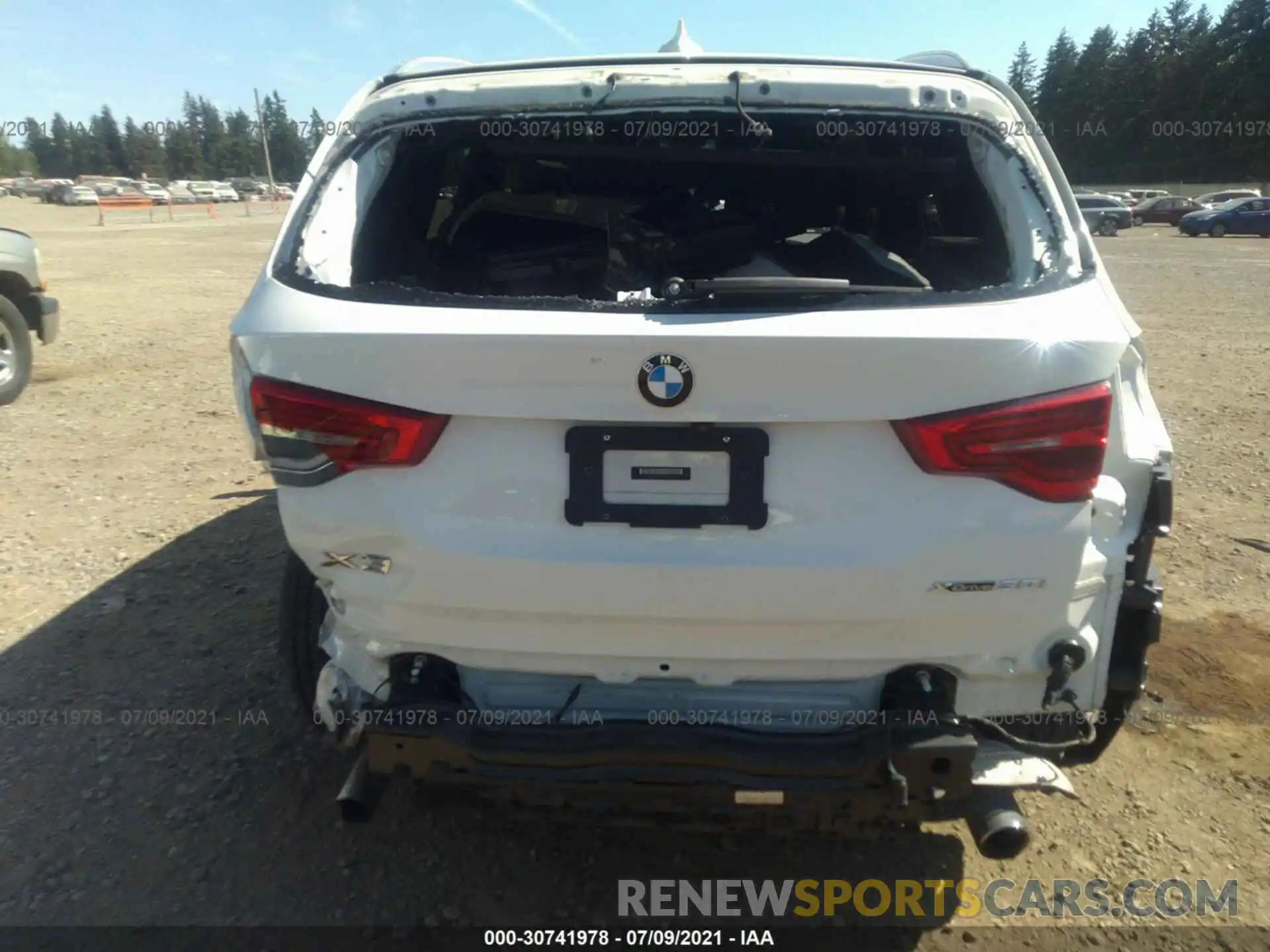 6 Photograph of a damaged car 5UXTR9C53KLD90352 BMW X3 2019