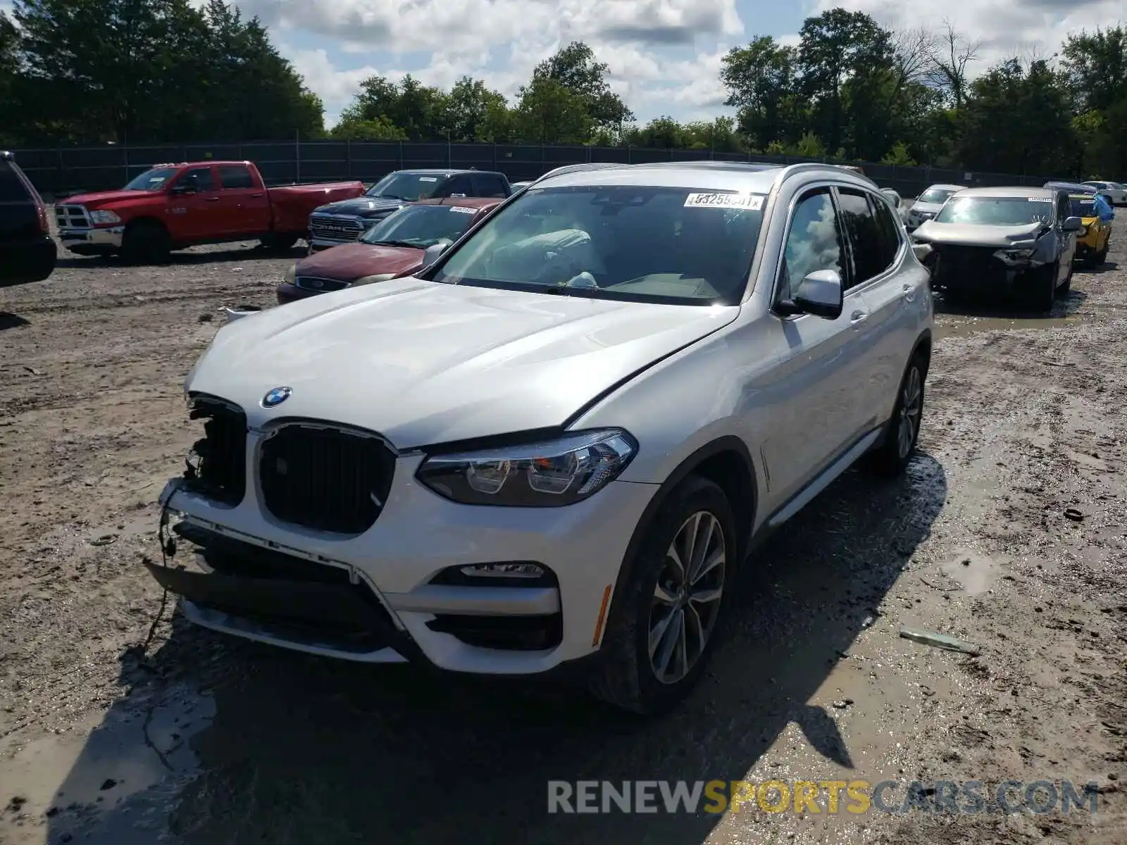 2 Photograph of a damaged car 5UXTR9C53KLD91923 BMW X3 2019