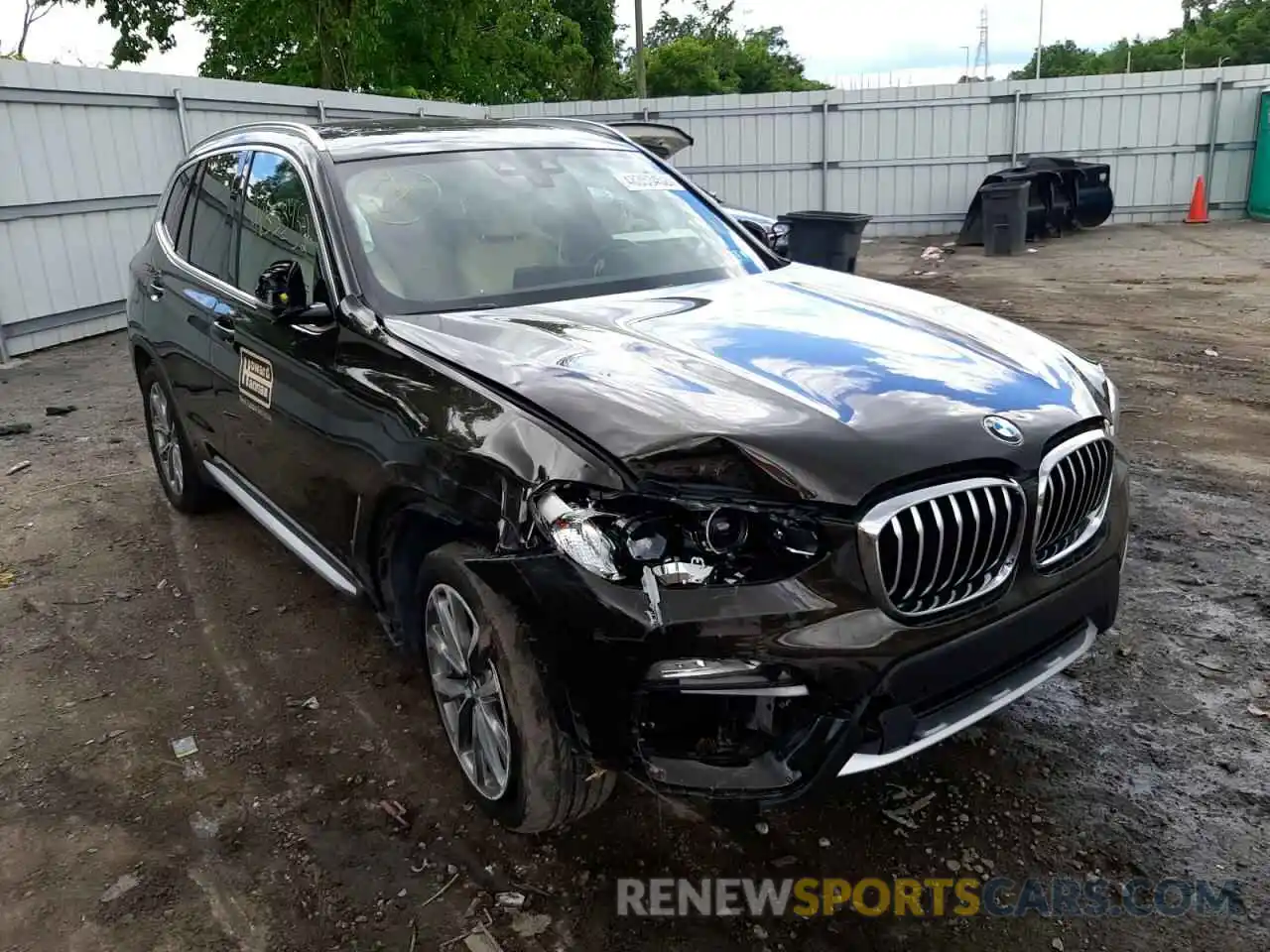 1 Photograph of a damaged car 5UXTR9C53KLD92537 BMW X3 2019