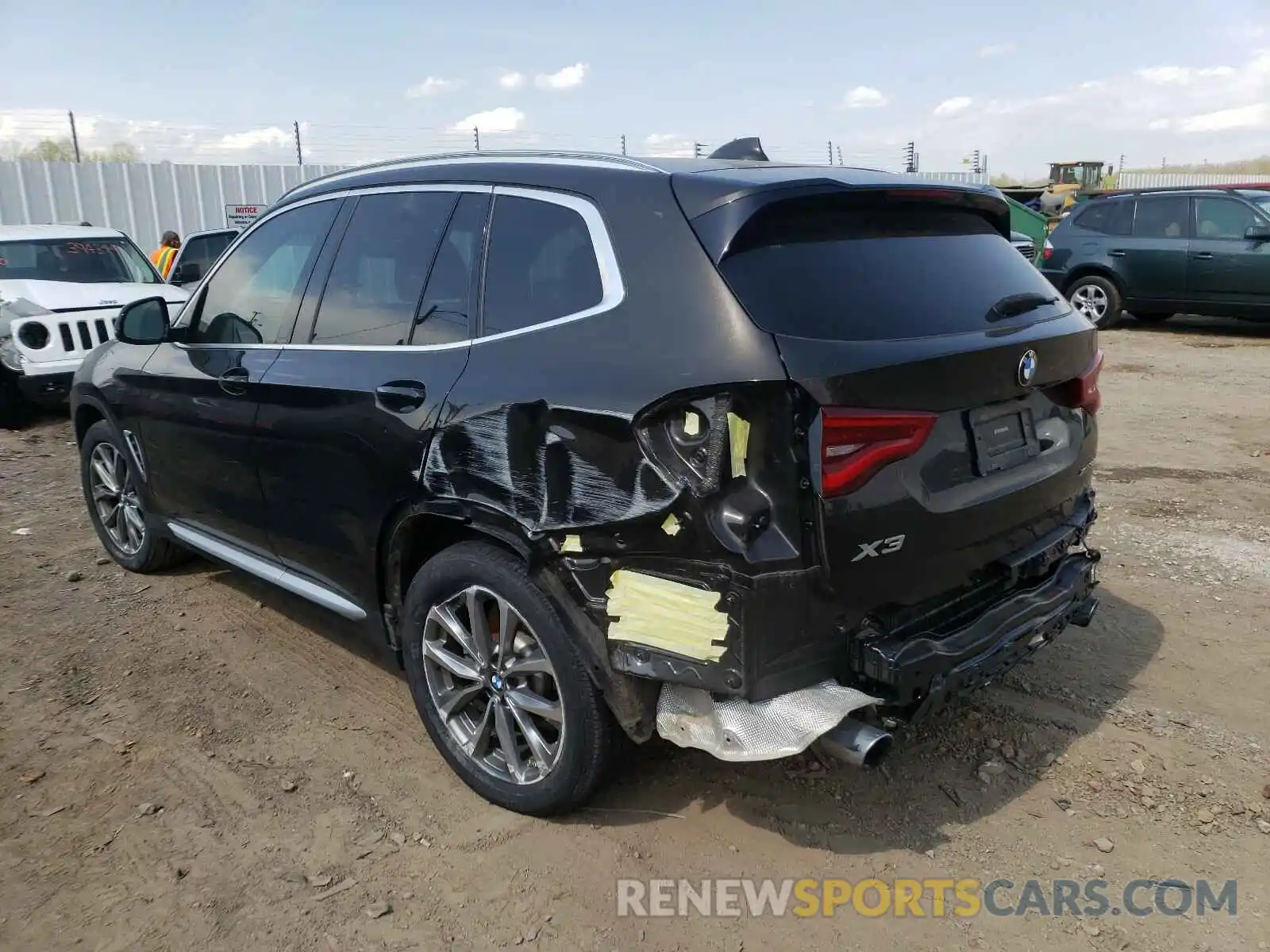 3 Photograph of a damaged car 5UXTR9C53KLD97172 BMW X3 2019