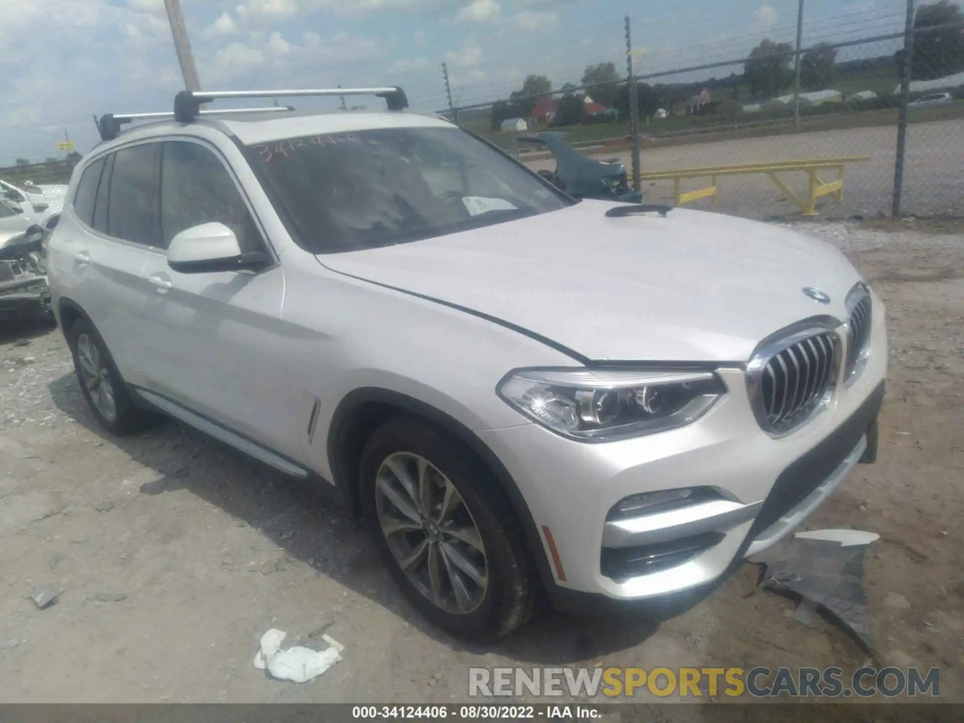 1 Photograph of a damaged car 5UXTR9C53KLE13886 BMW X3 2019